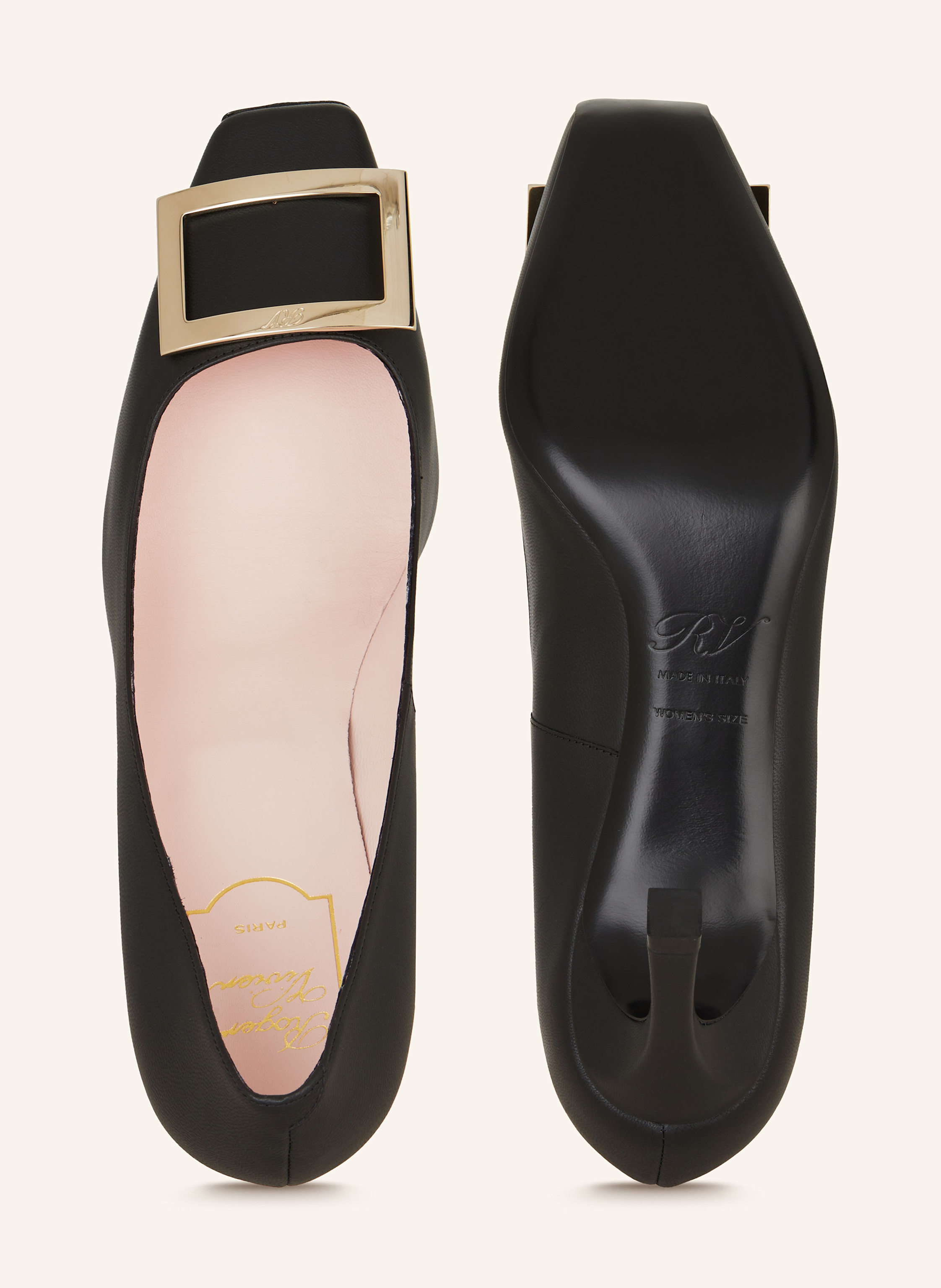Thumbnail - Roger Vivier Pumps Belle Vivier Trompette schwarz