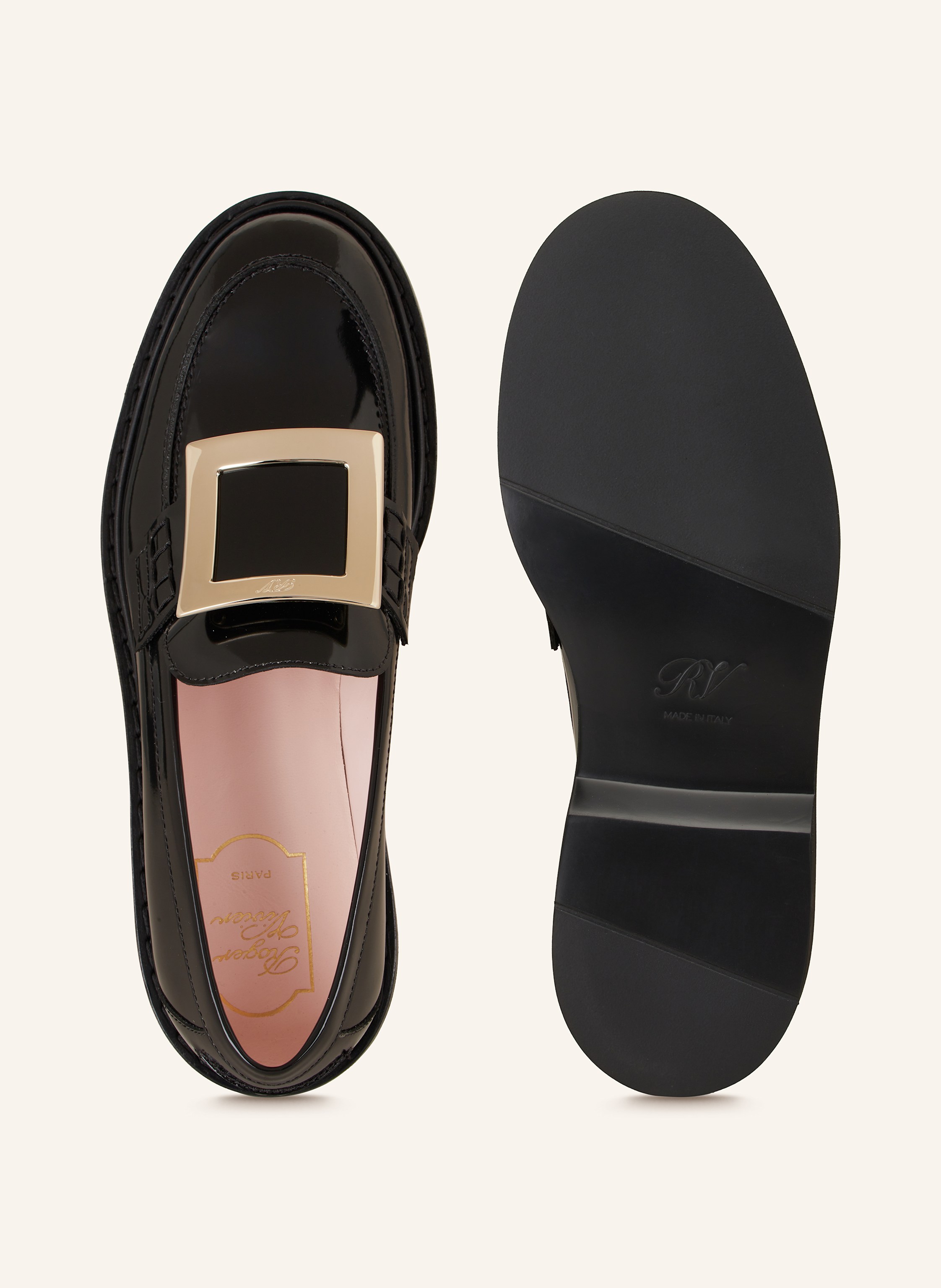 Thumbnail - Roger Vivier Loafer Viv Rangers schwarz