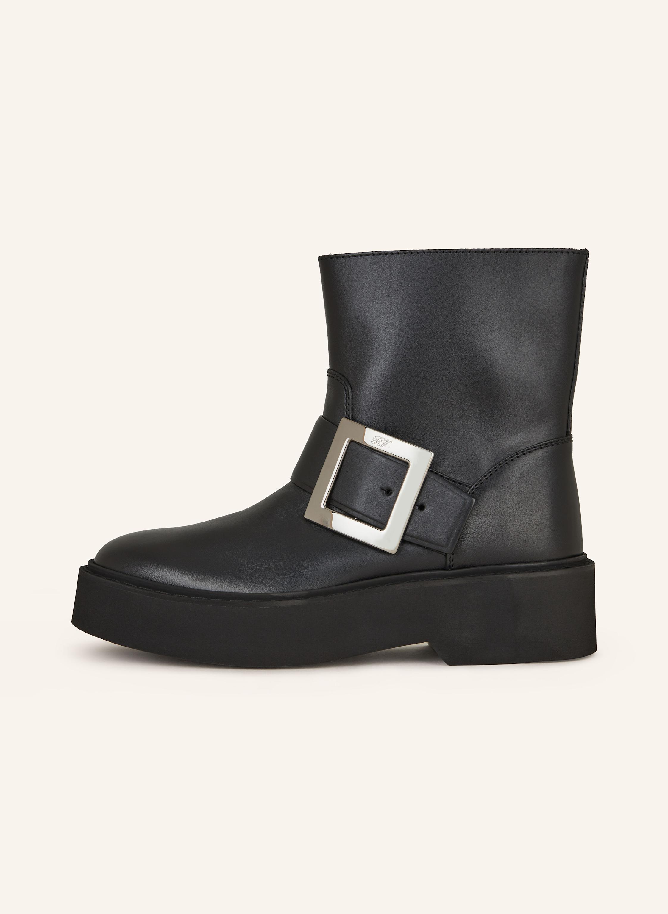 Thumbnail - Roger Vivier Biker Boots Viv Rangers schwarz