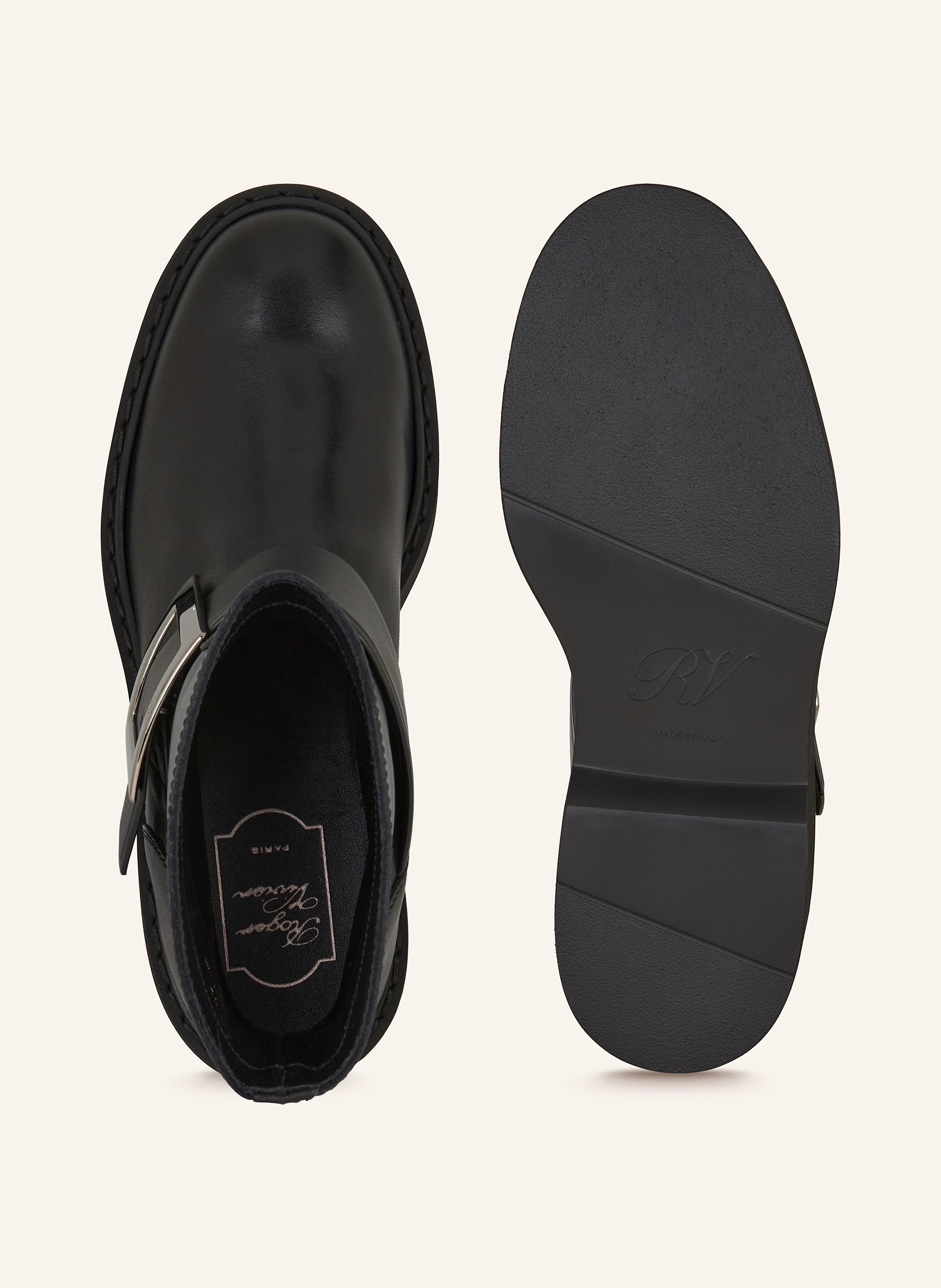Thumbnail - Roger Vivier Biker Boots Viv Rangers schwarz