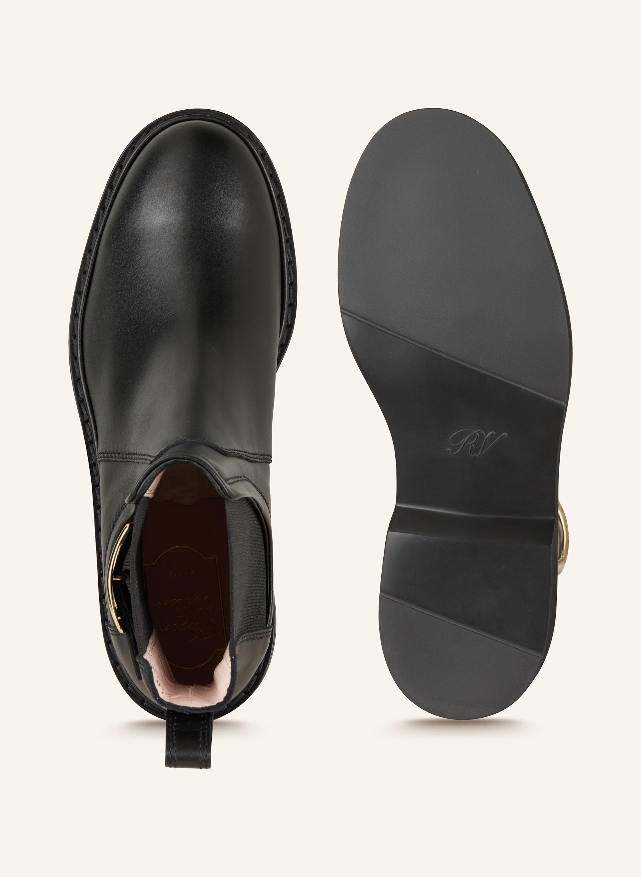 Thumbnail - Roger Vivier Chelsea-Boots Viv Rangers schwarz