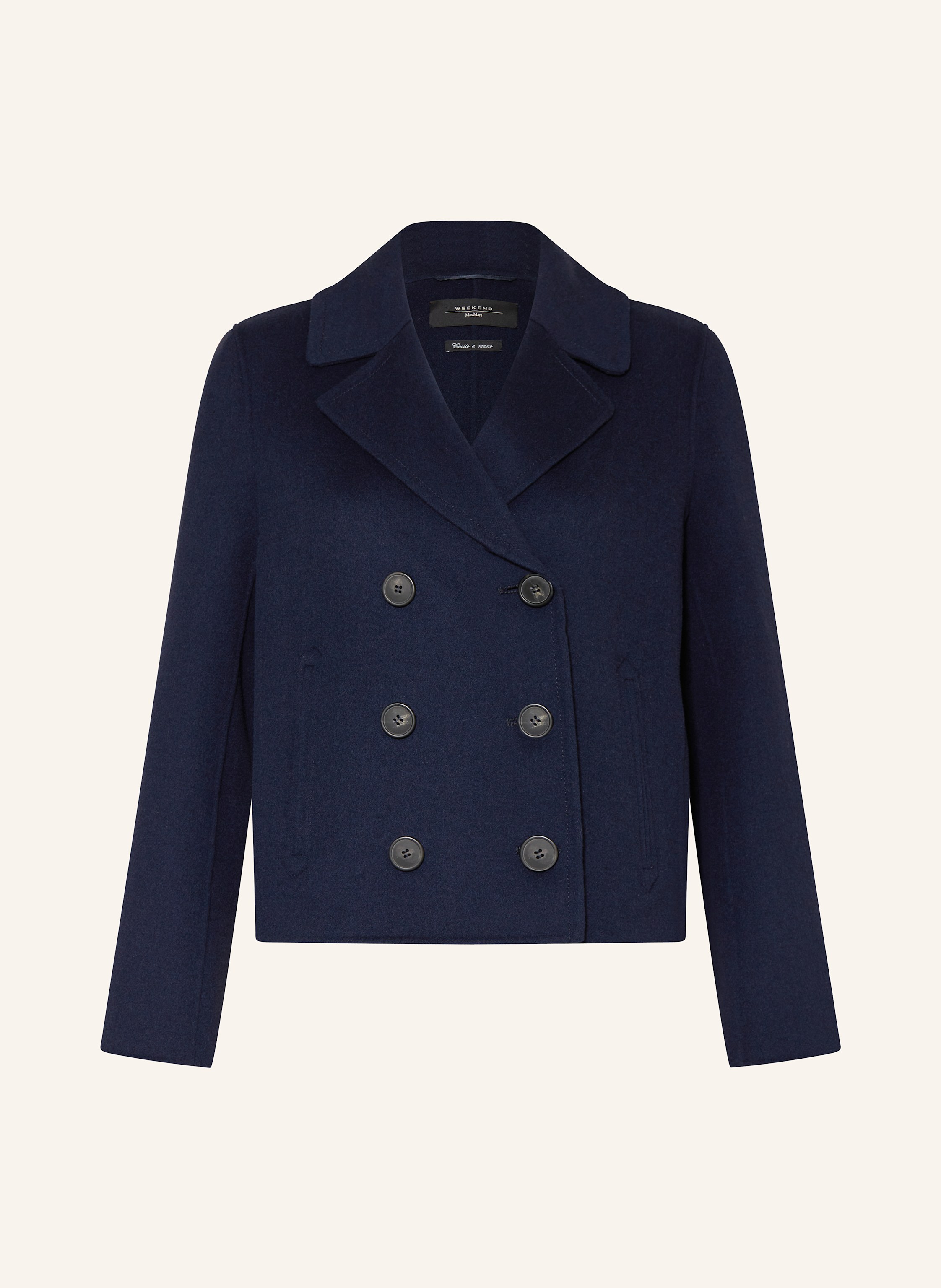 ☆’S Max Mara☆直営店買付☆お洒落Caban Coat/VANIA S MAX MARA Vania Wool Double Breasted Short Coat S Max Mara