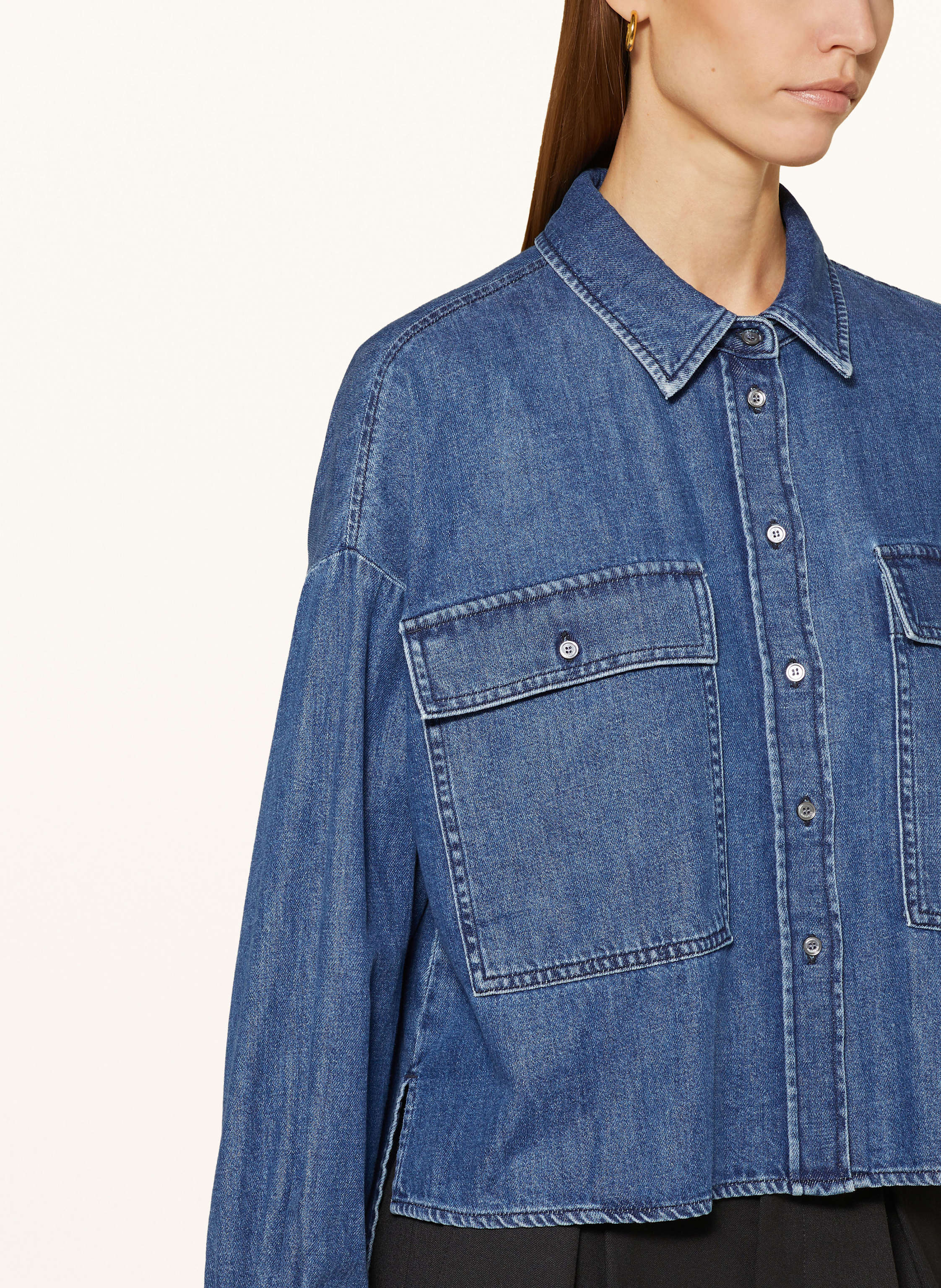 Thumbnail - Weekend Max Mara Jeansbluse Zemira blau
