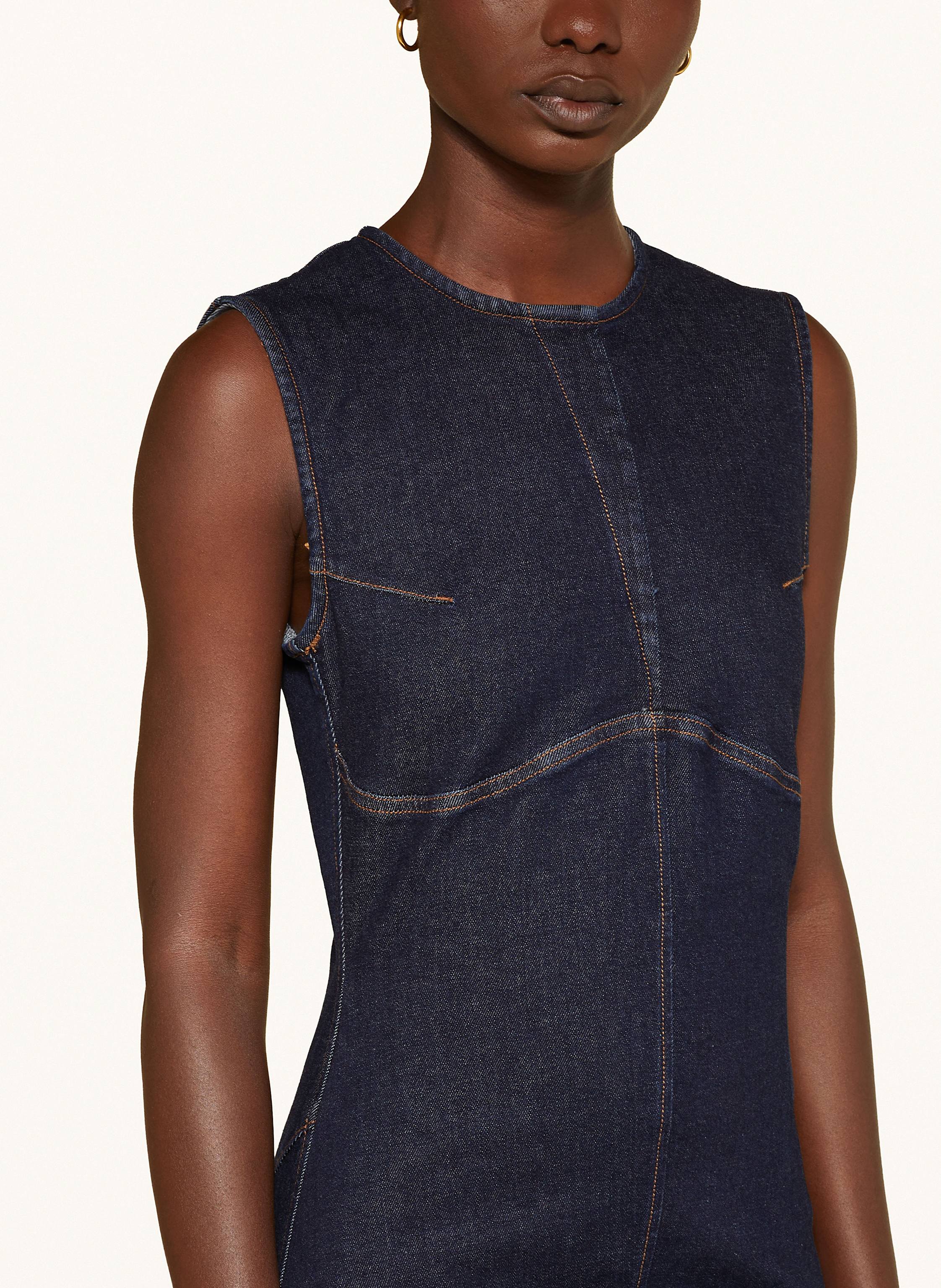 Thumbnail - Sportmax Jeanskleid Geranio blau