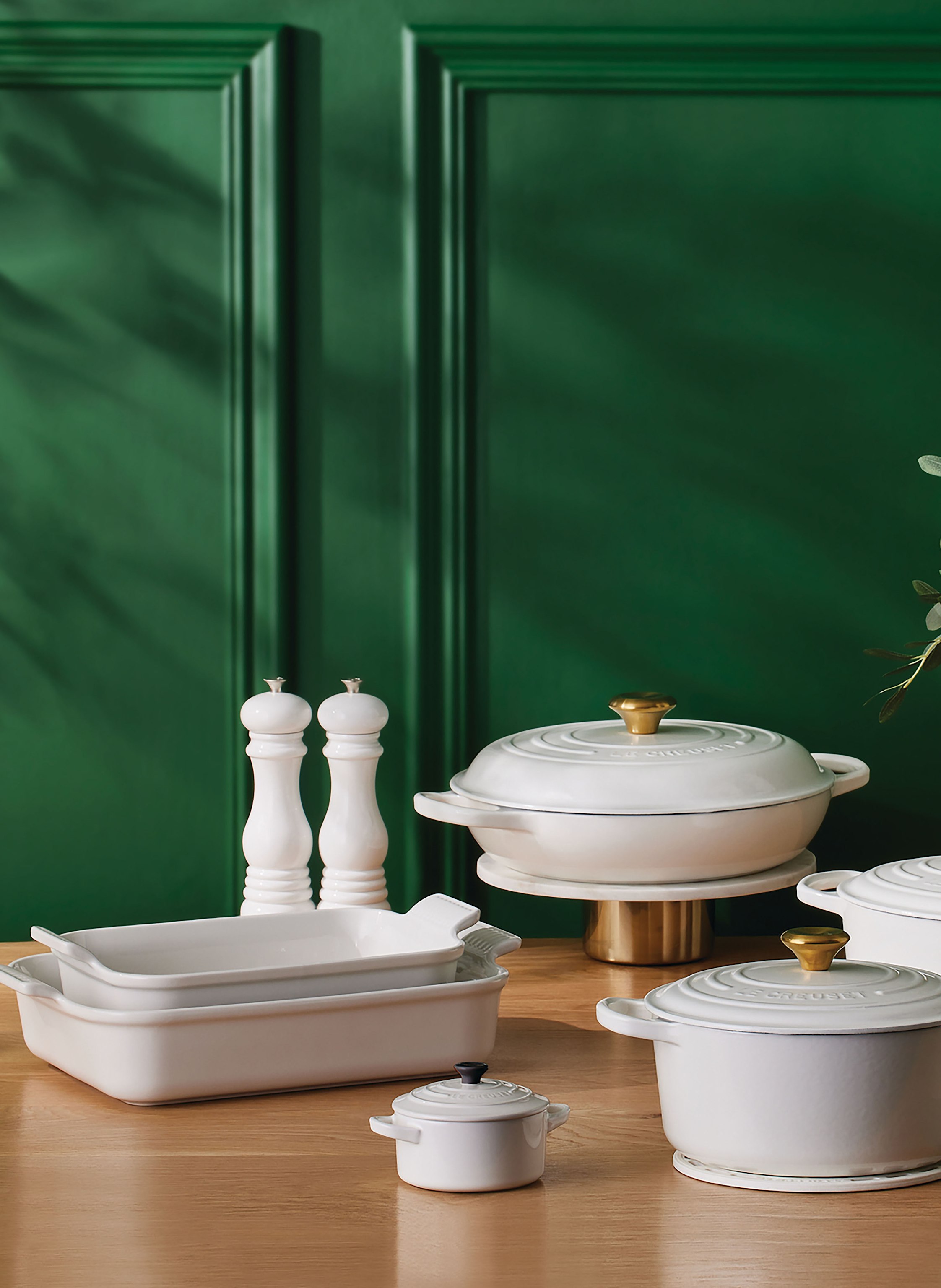 Thumbnail - Le Creuset Gourmet-Profitopf Signature weiss