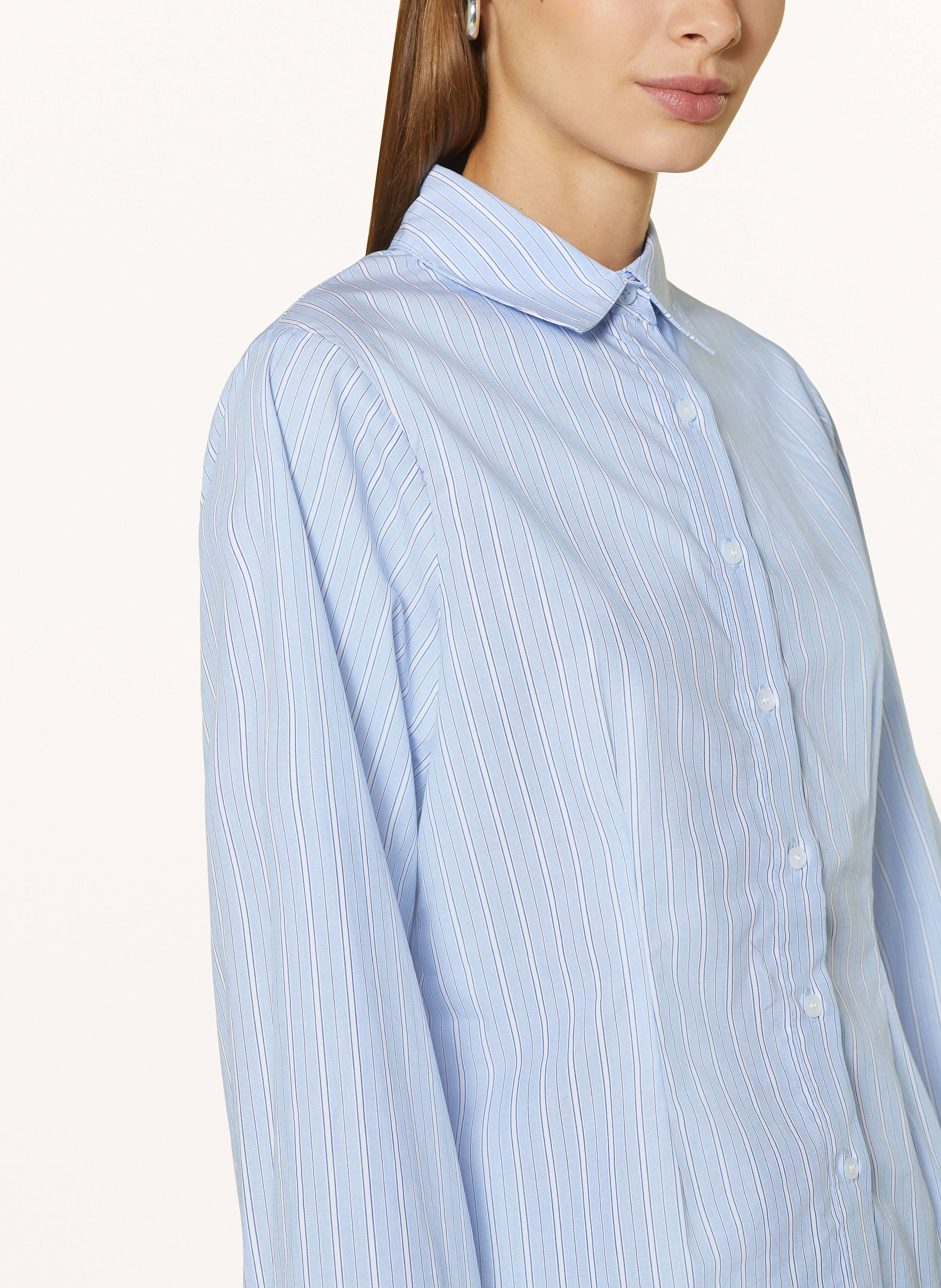 Thumbnail - Neo Noir Hemdbluse Rosa blau