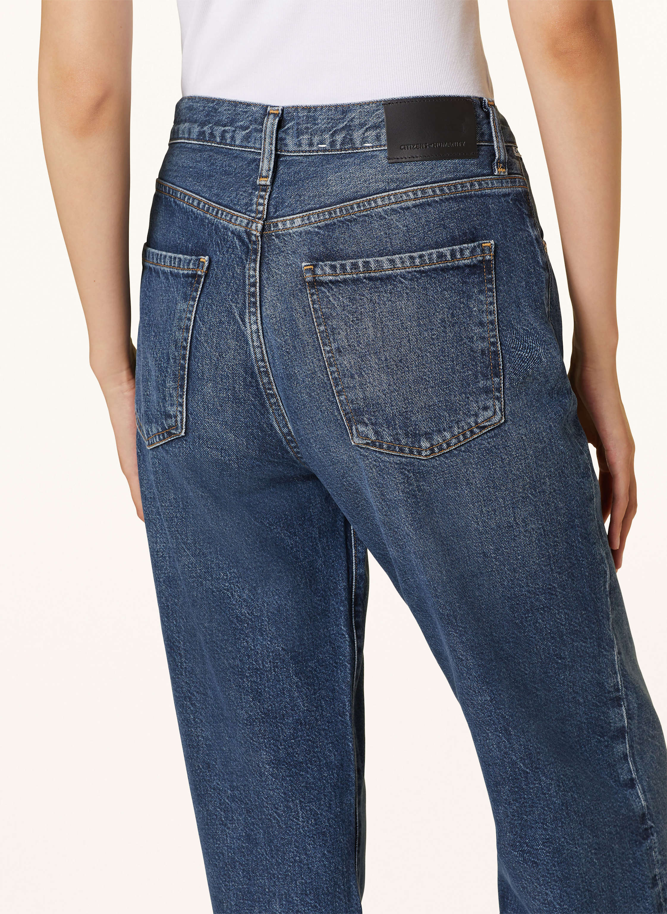 Thumbnail - Citizens Of Humanity Straight Jeans Annina blau