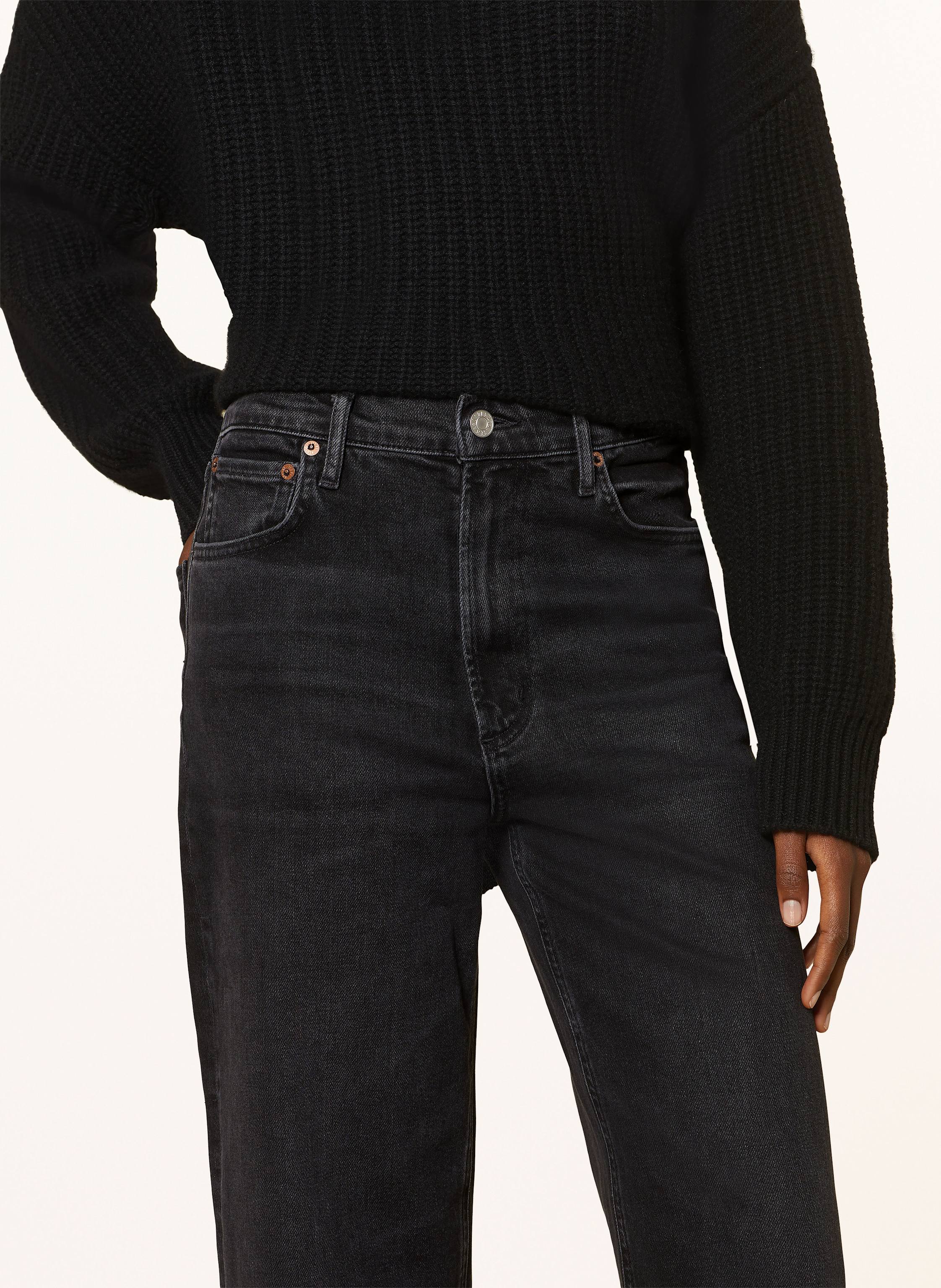 Thumbnail - Agolde Straight Jeans Ren schwarz