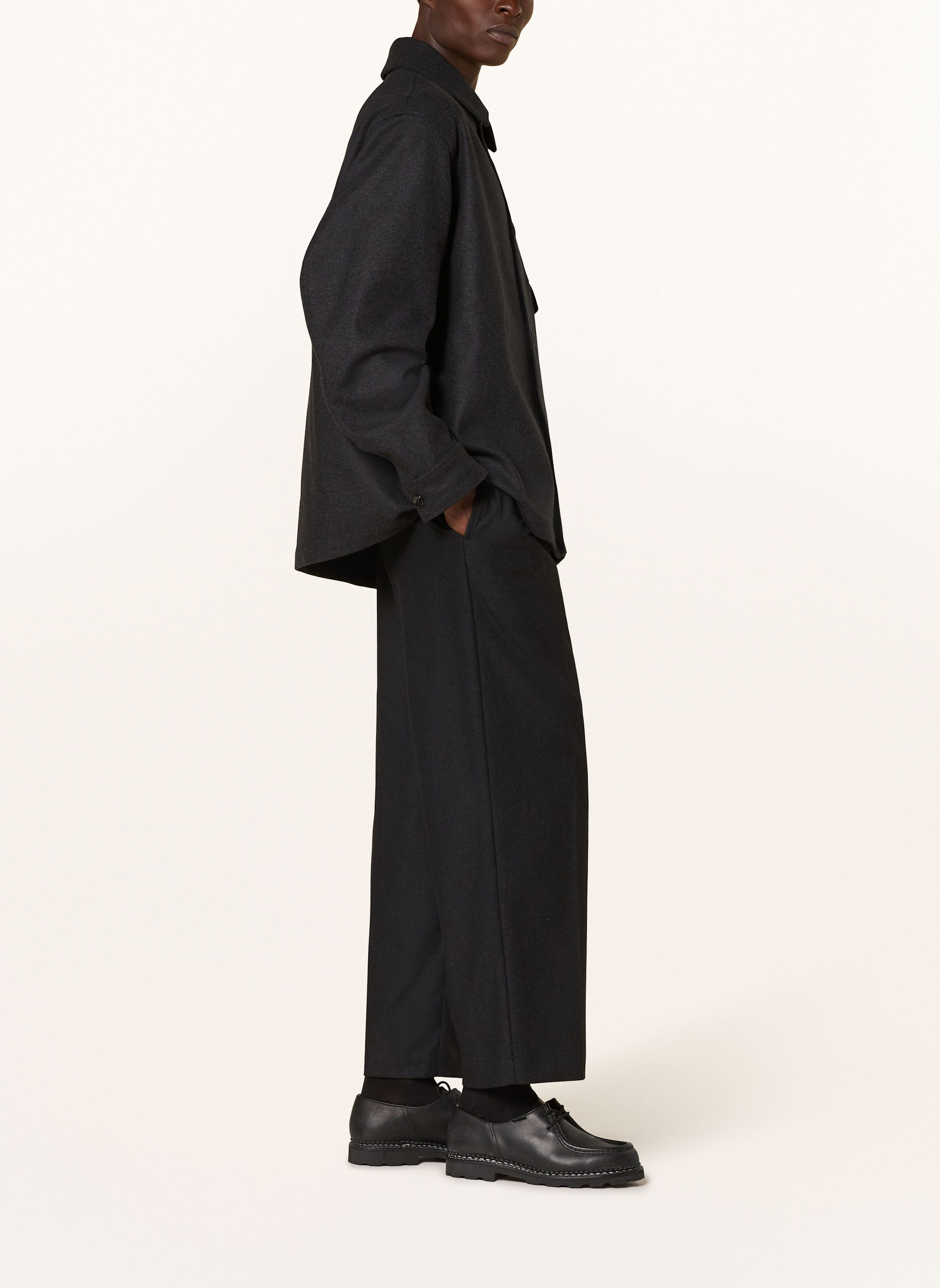 Thumbnail - Lemaire Hose Regular Fit Mit Cashmere grau