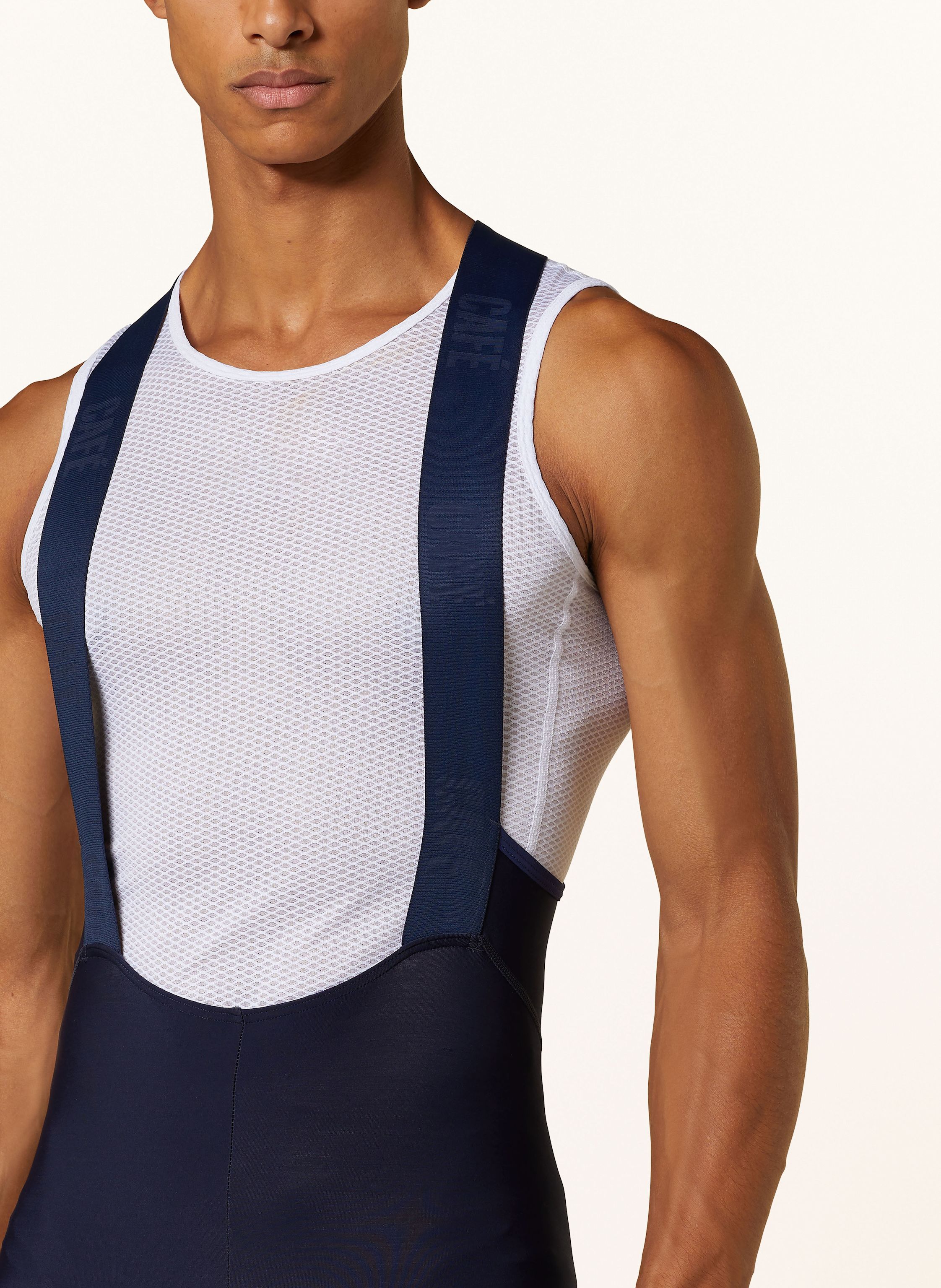 Thumbnail - Café Du Cycliste Radhose Marie Mit Trägern Und Gepolstertem Einsatz blau