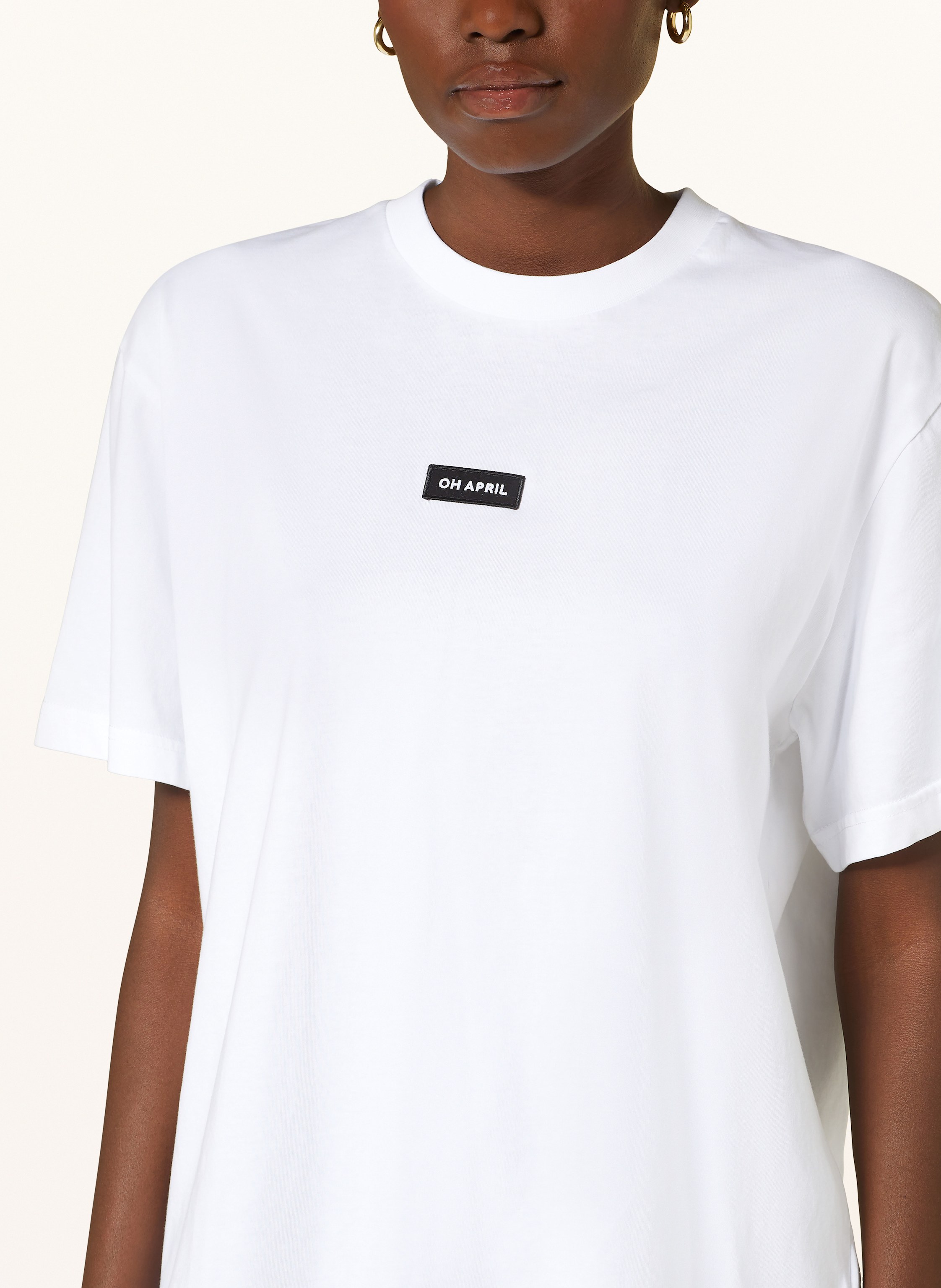 Thumbnail - Oh April T-Shirt Boyfriend weiss