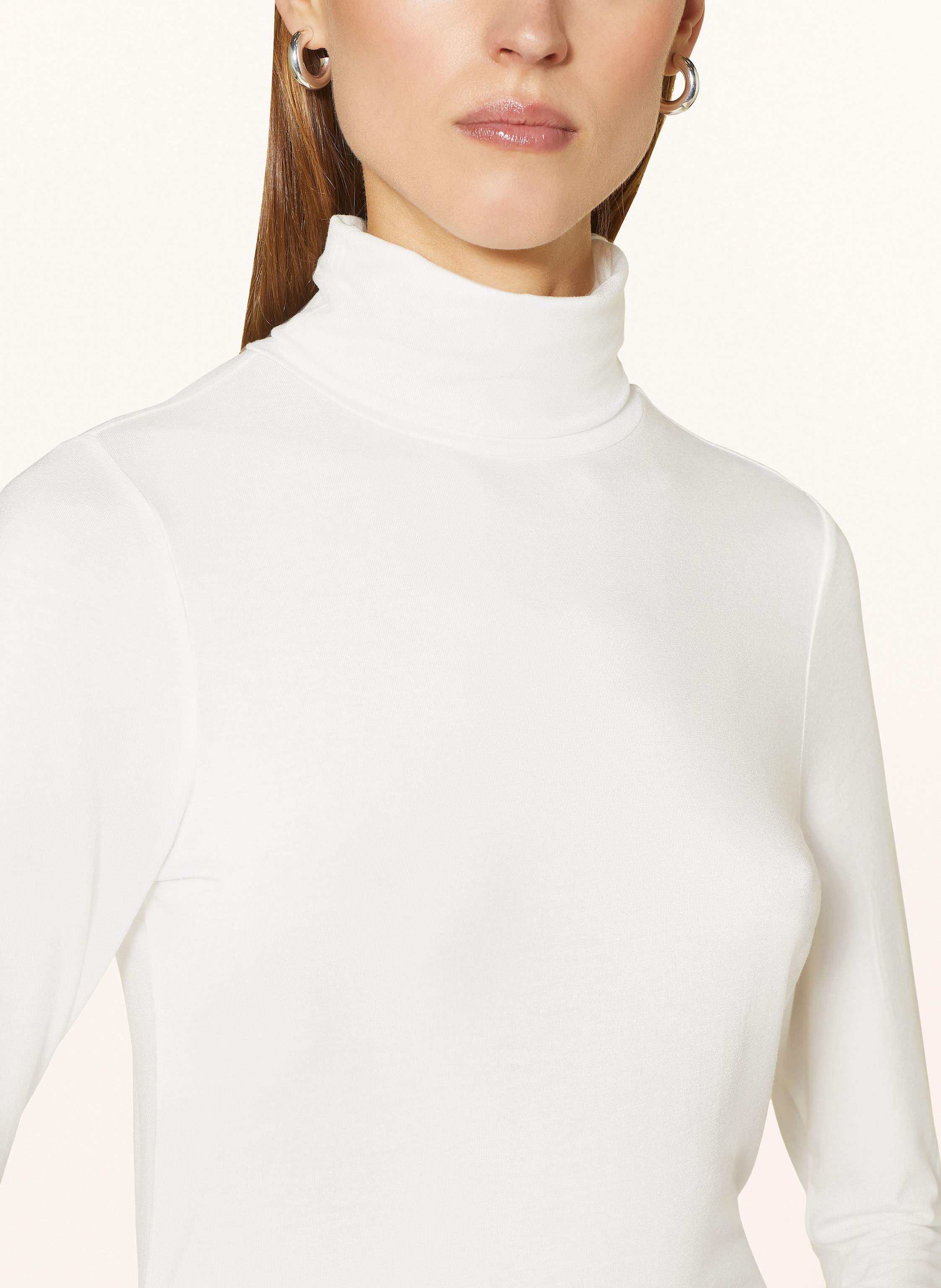 Thumbnail - Hobbs Rollkragenshirt Mischa Aus Jersey weiss