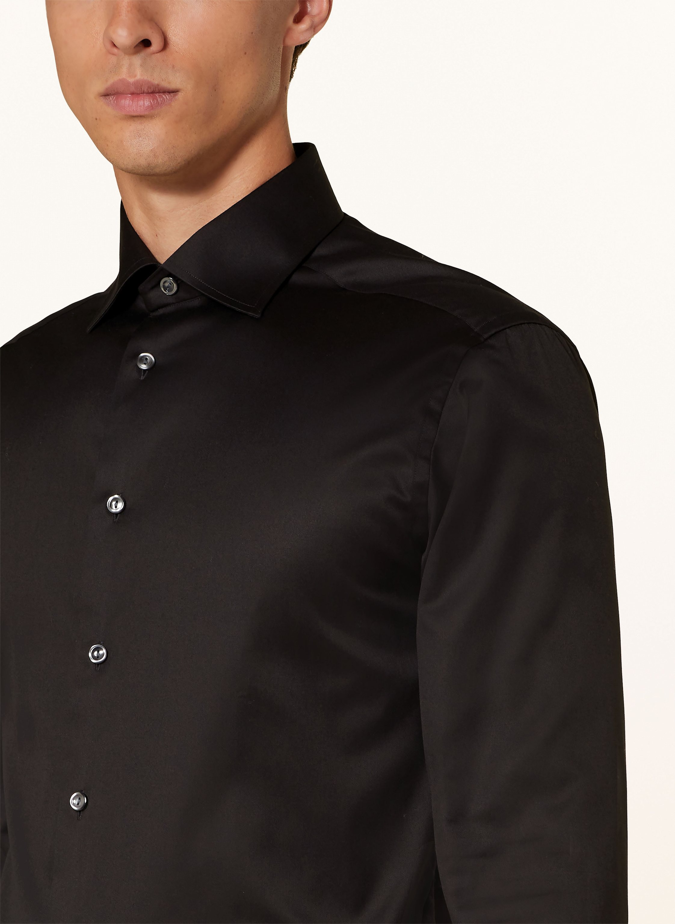 Thumbnail - Eton Hemd Slim Fit schwarz