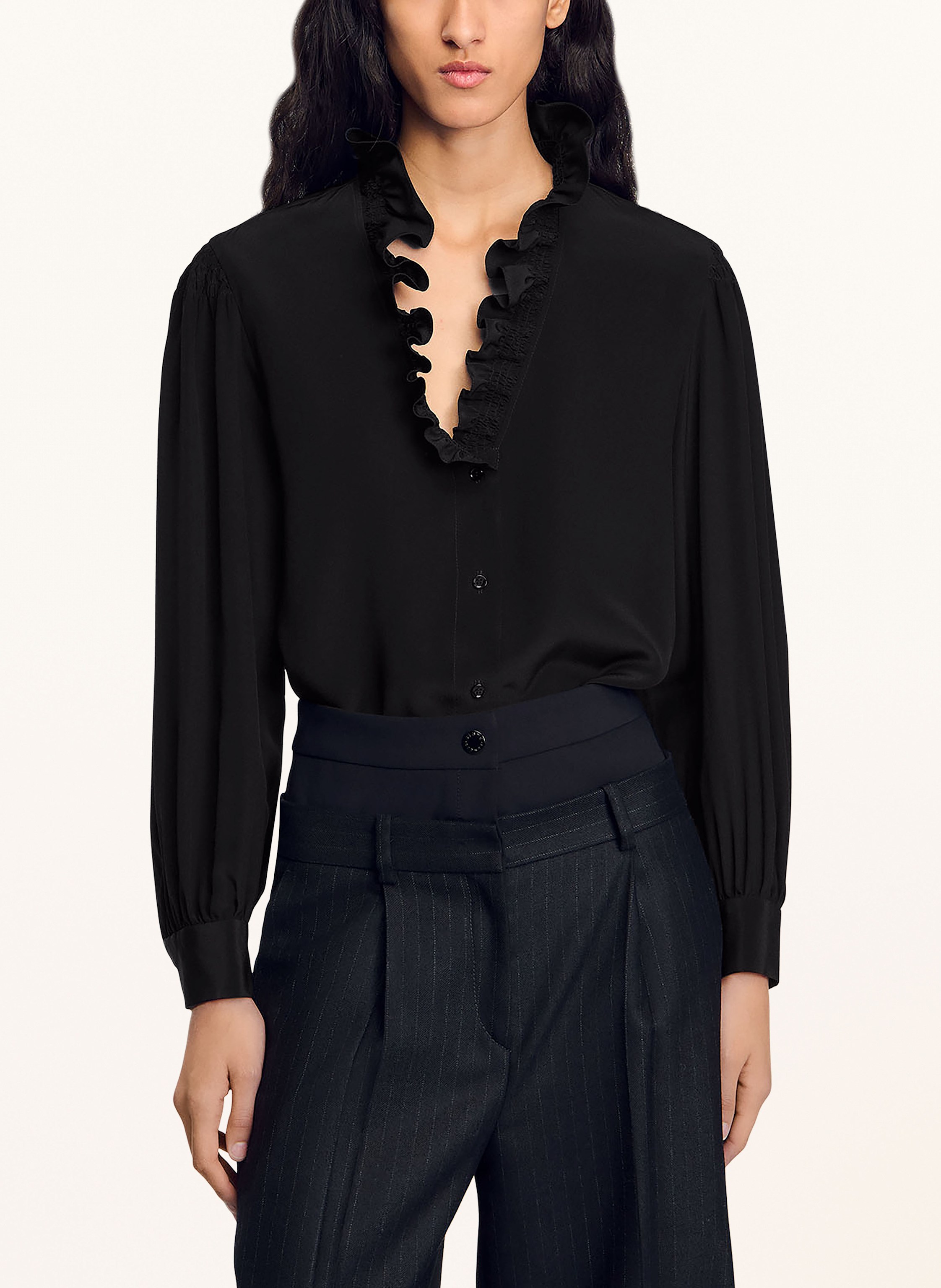 Thumbnail - Sandro Bluse schwarz
