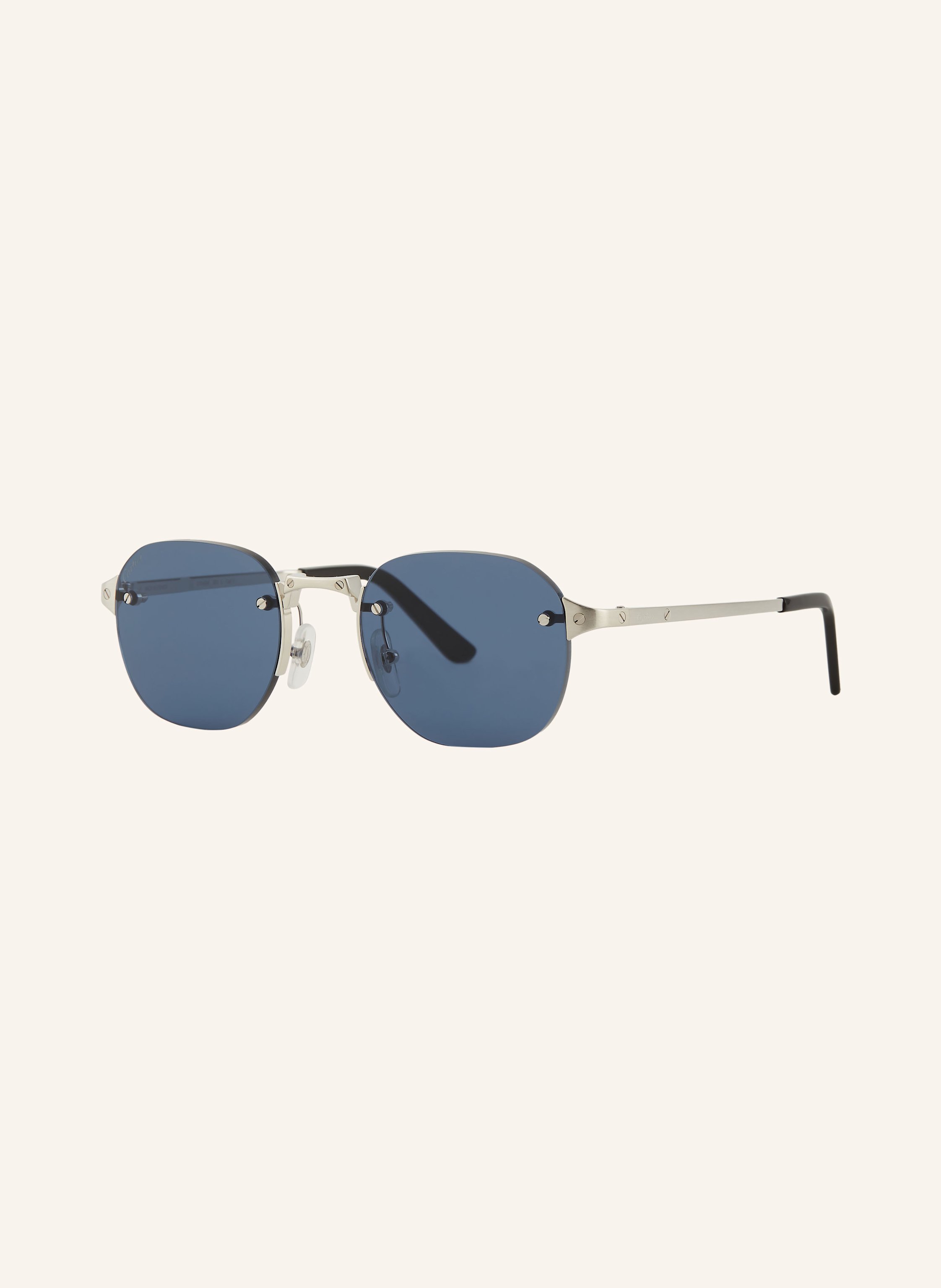 Cartier Cartier Sonnenbrille 6L001725 silber in 4100B1 - SILBER/ BLAU