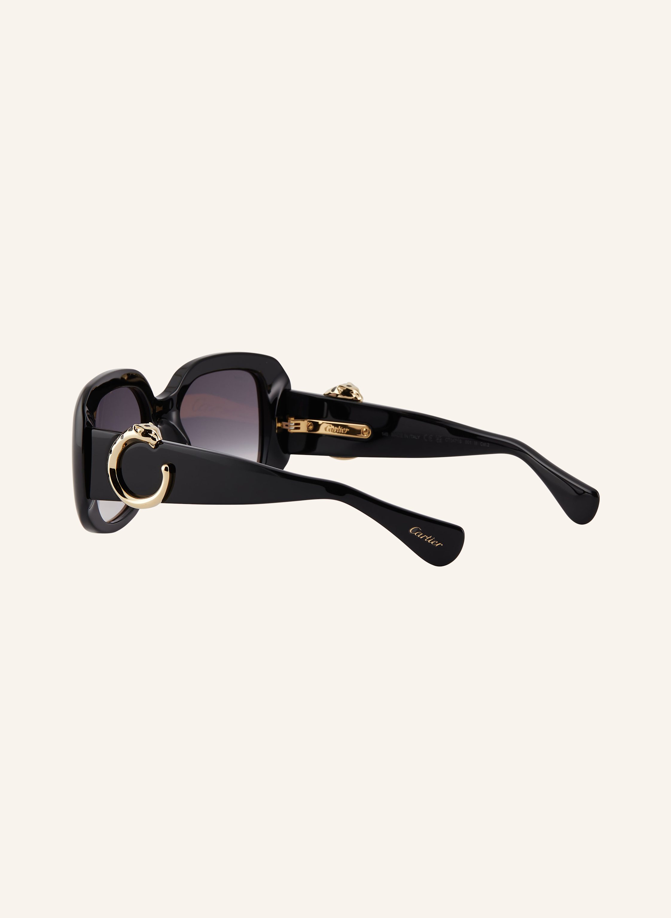 Thumbnail - Cartier Sonnenbrille 6L001731 schwarz