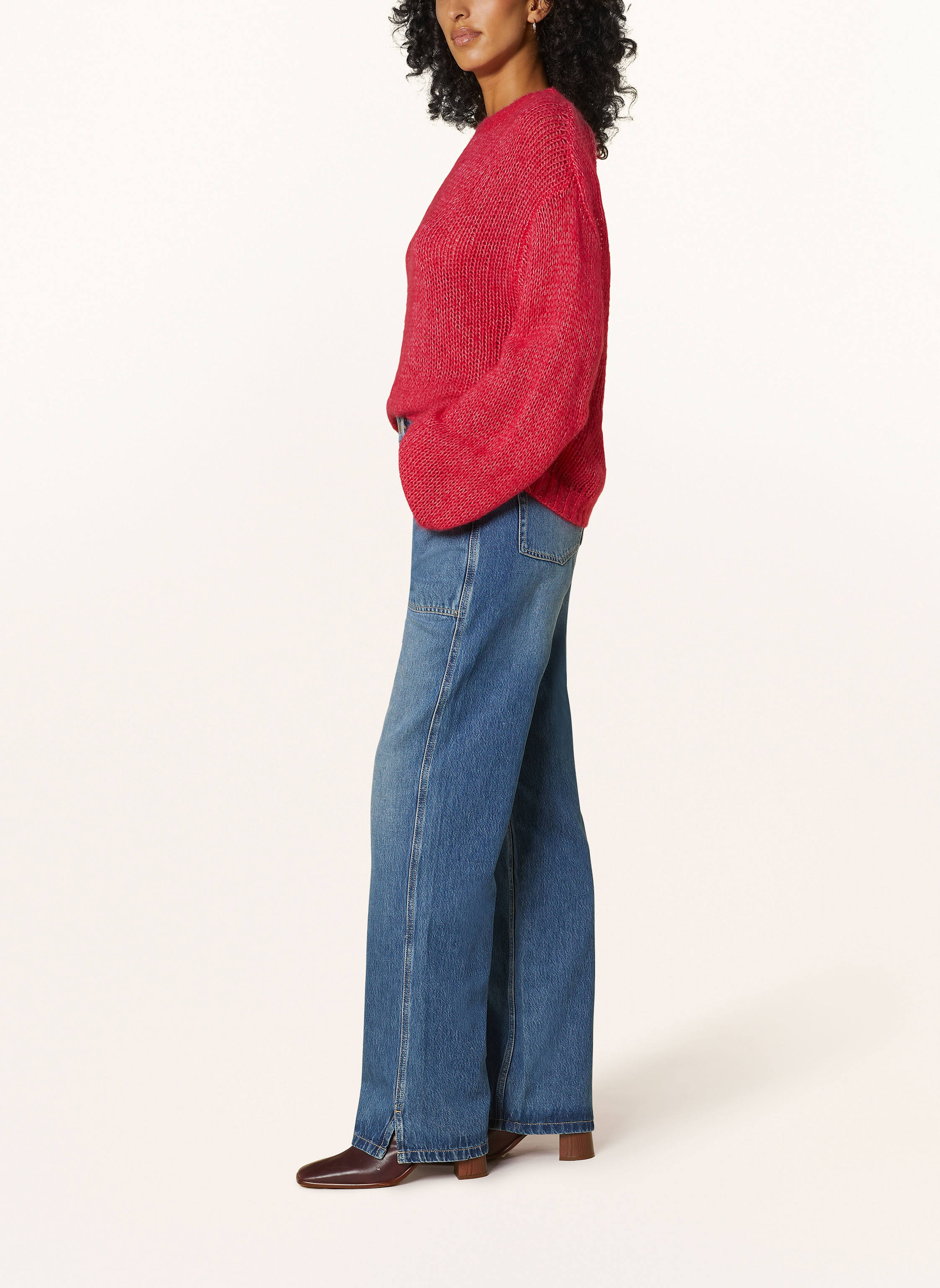 Thumbnail - Boss Straight Jeans Soft blau