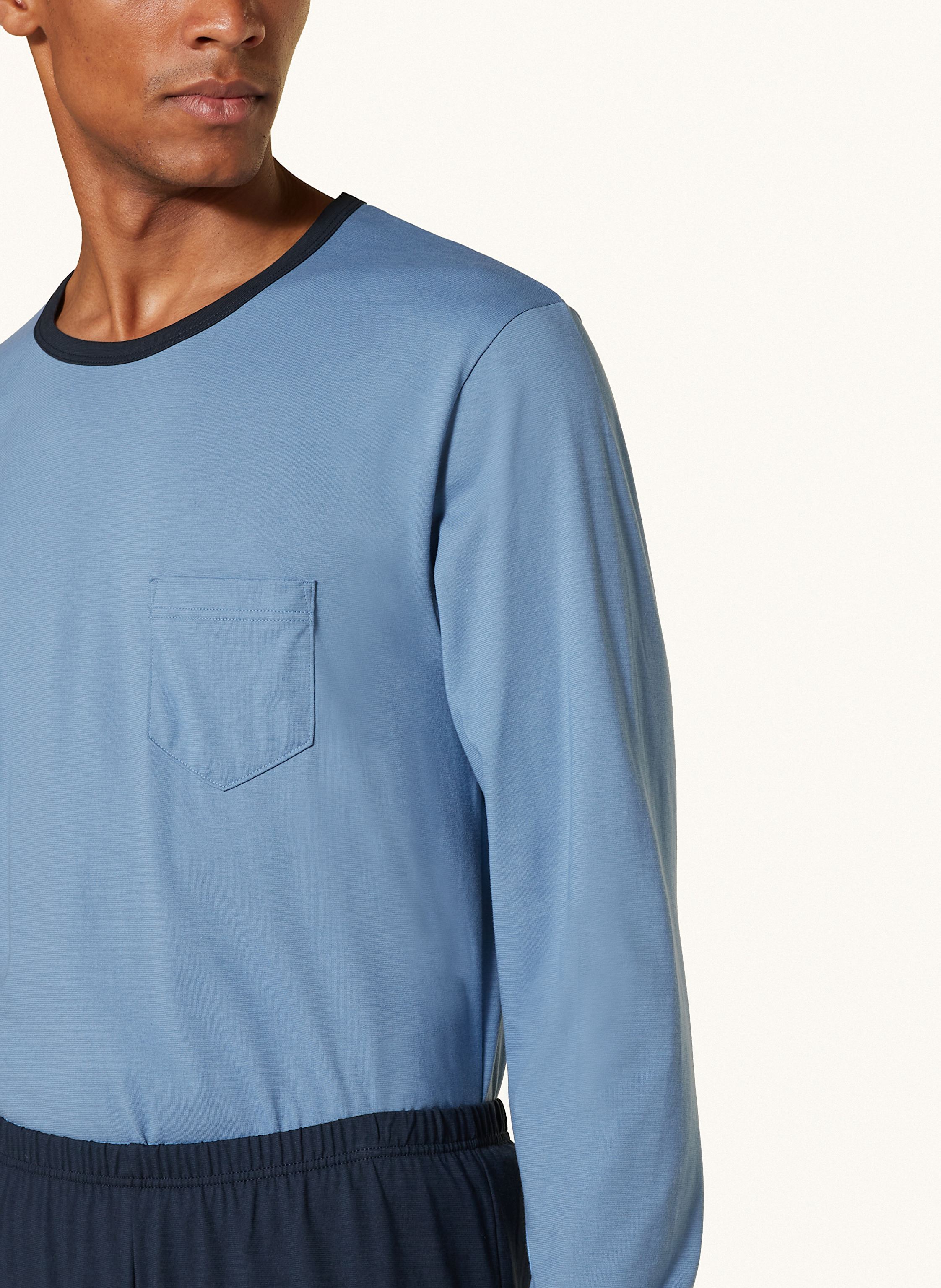 Thumbnail - Calida Schlafanzug Relax Essentials blau