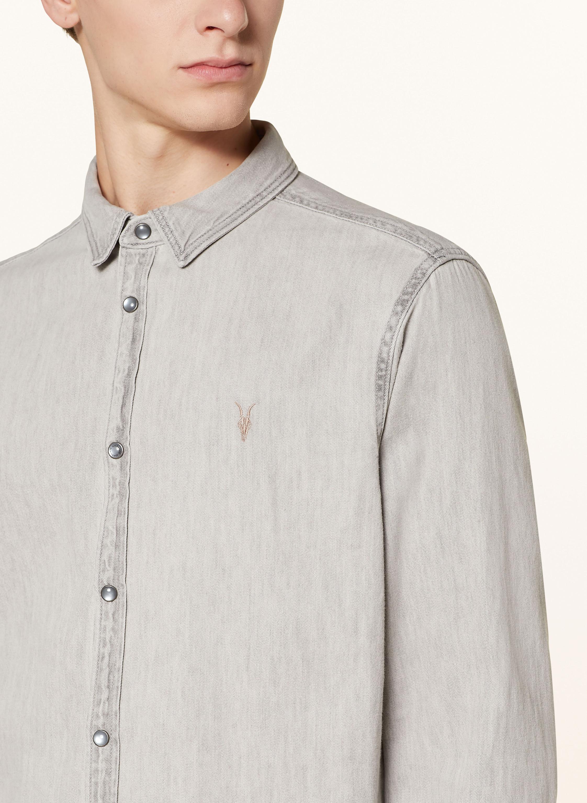 Thumbnail - Allsaints Hemd Gleason Regular Fit grau