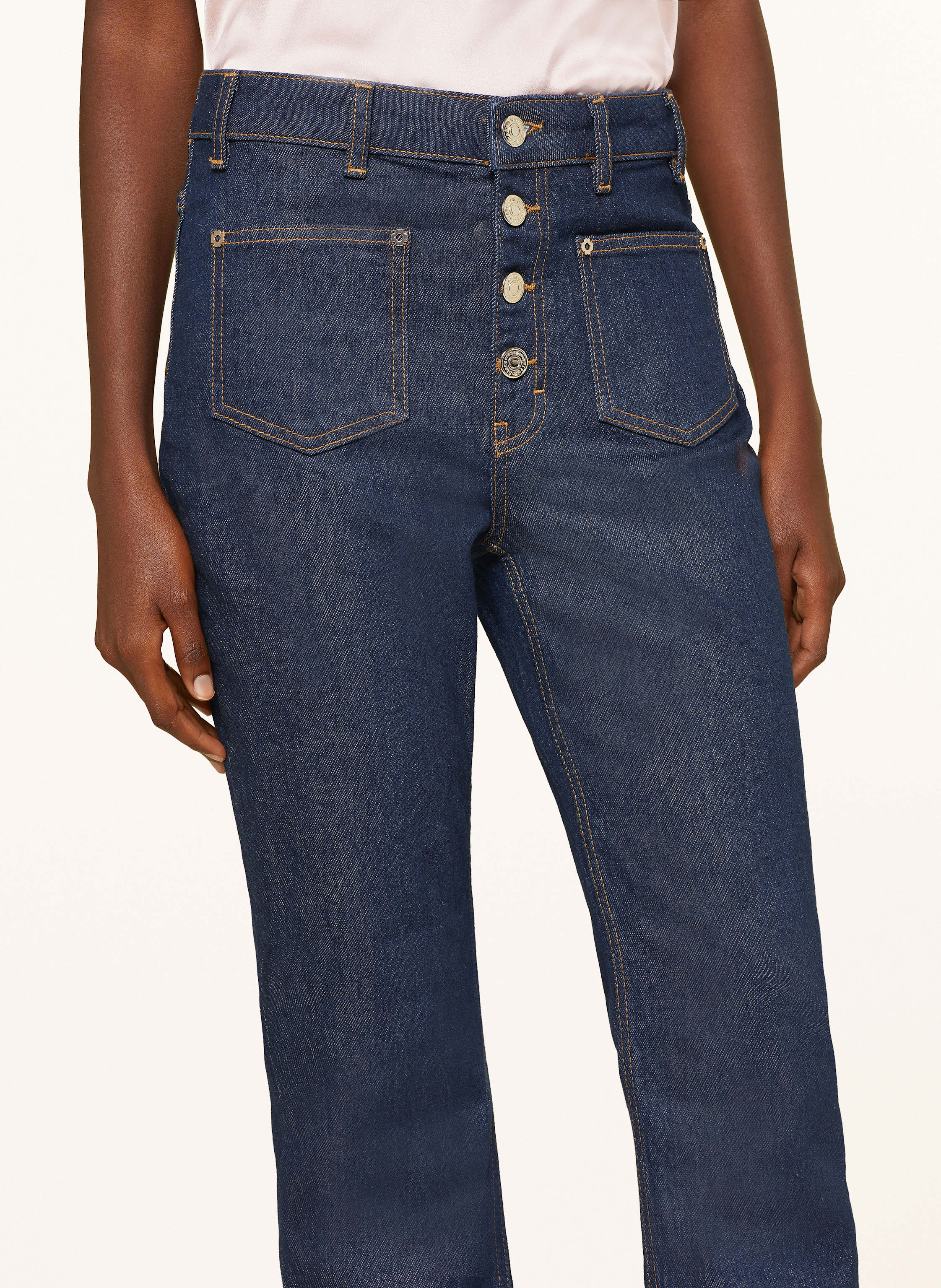 Thumbnail - Maje Straight Jeans blau