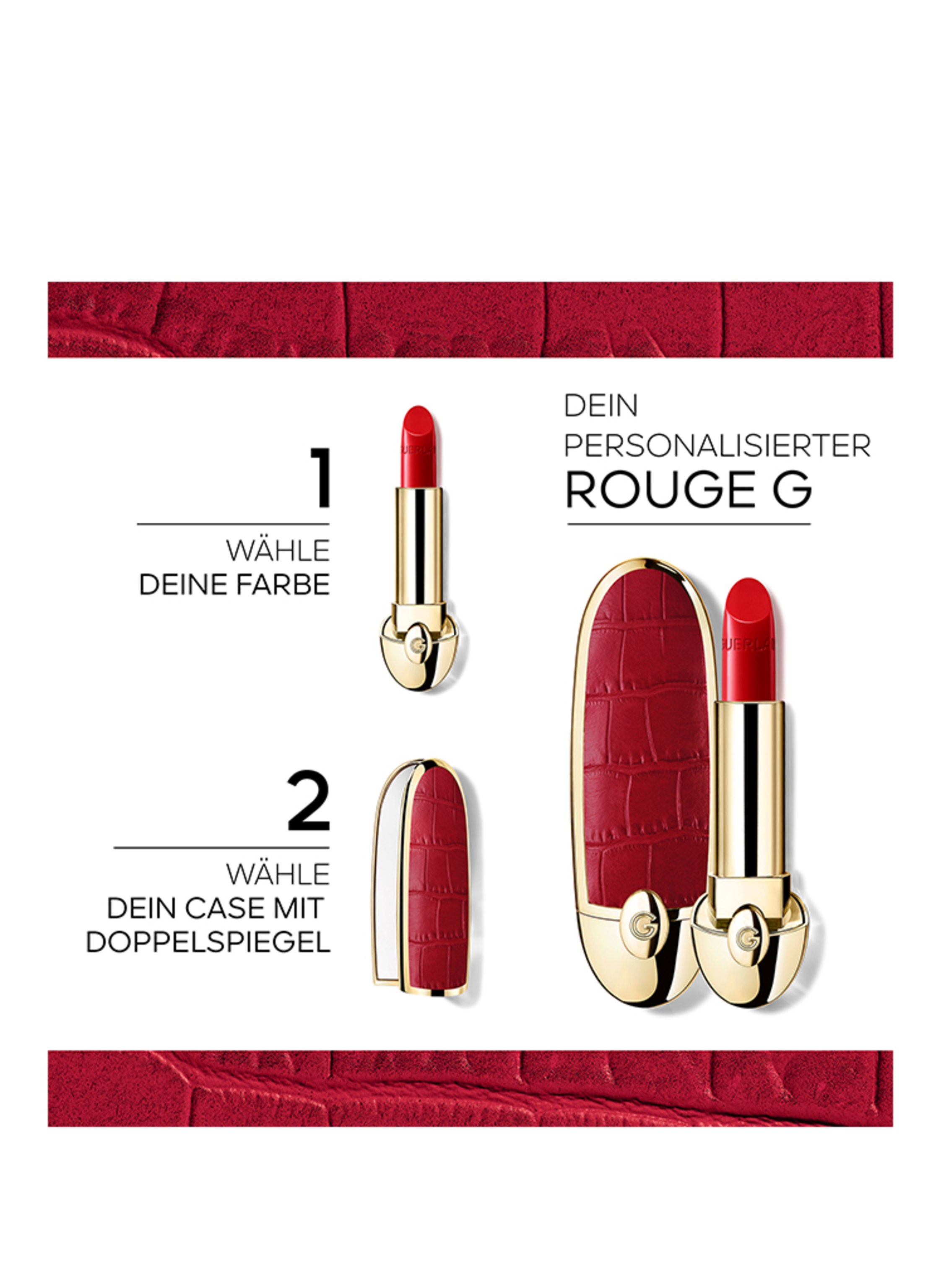 Thumbnail - Guerlain Rouge G Satin Refill Lippenstift