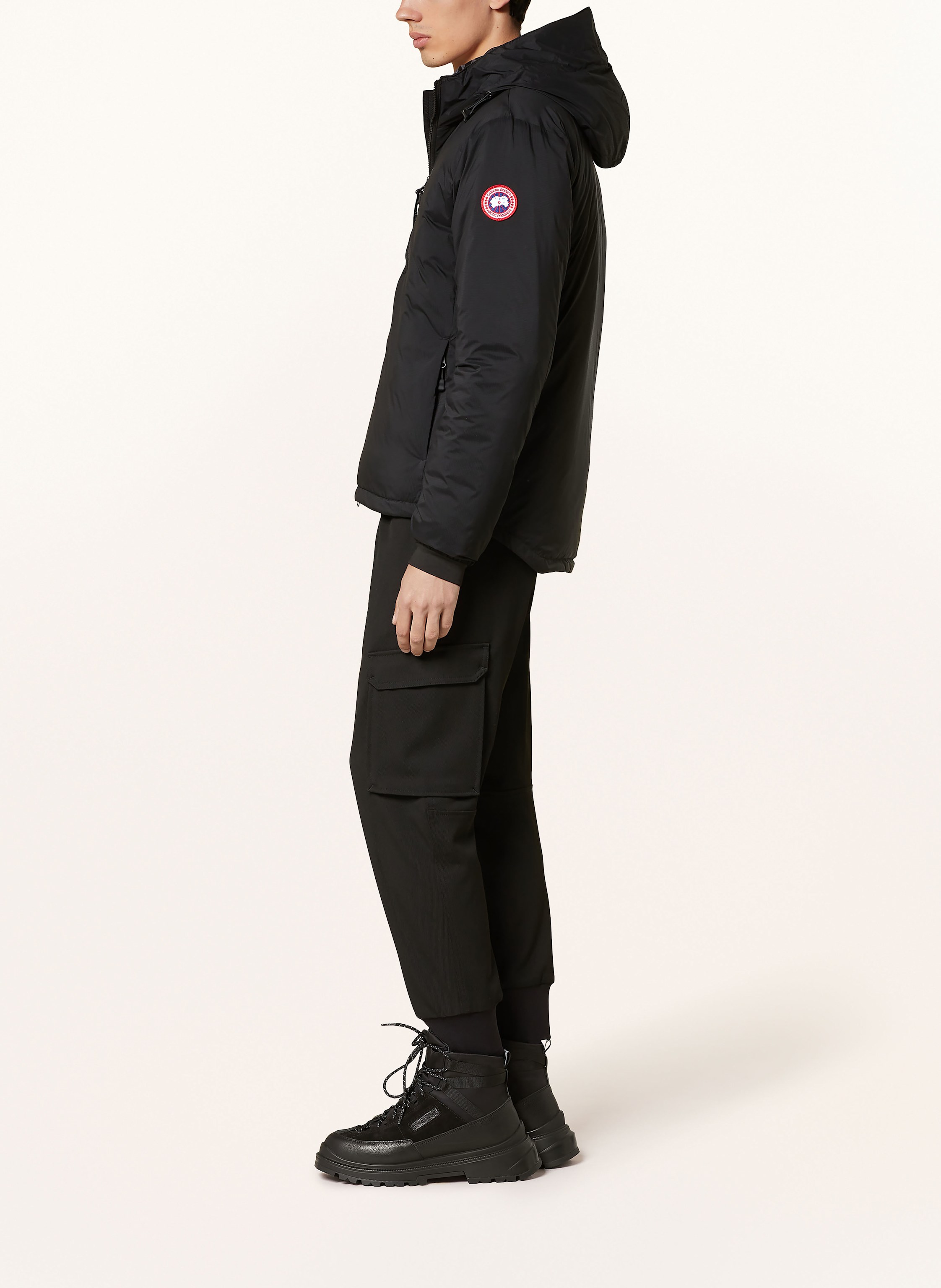 Thumbnail - Canada Goose Daunenjacke Lodge schwarz