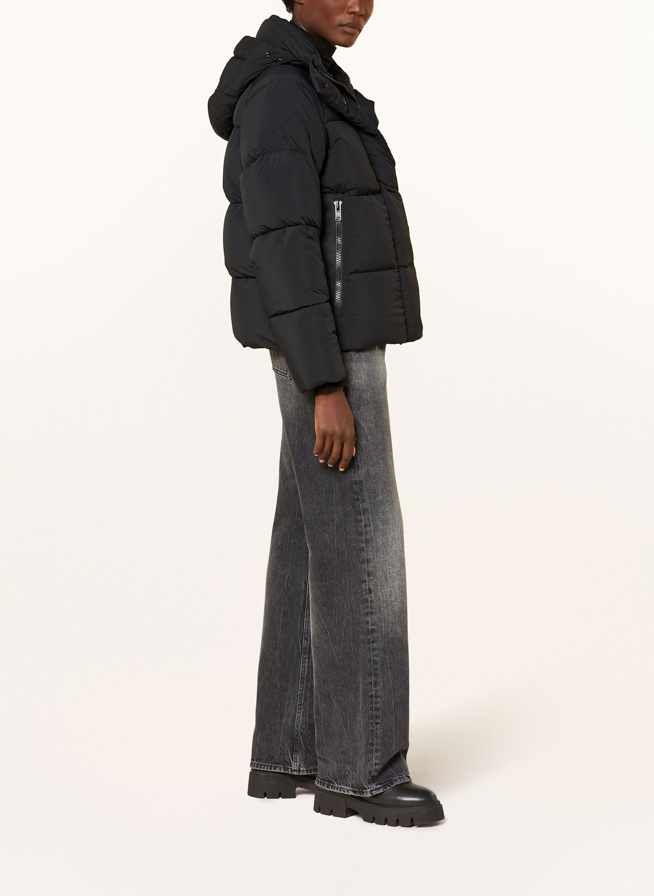 Thumbnail - Canada Goose Daunenjacke Junction Mit Abnehmbarer Kapuze schwarz