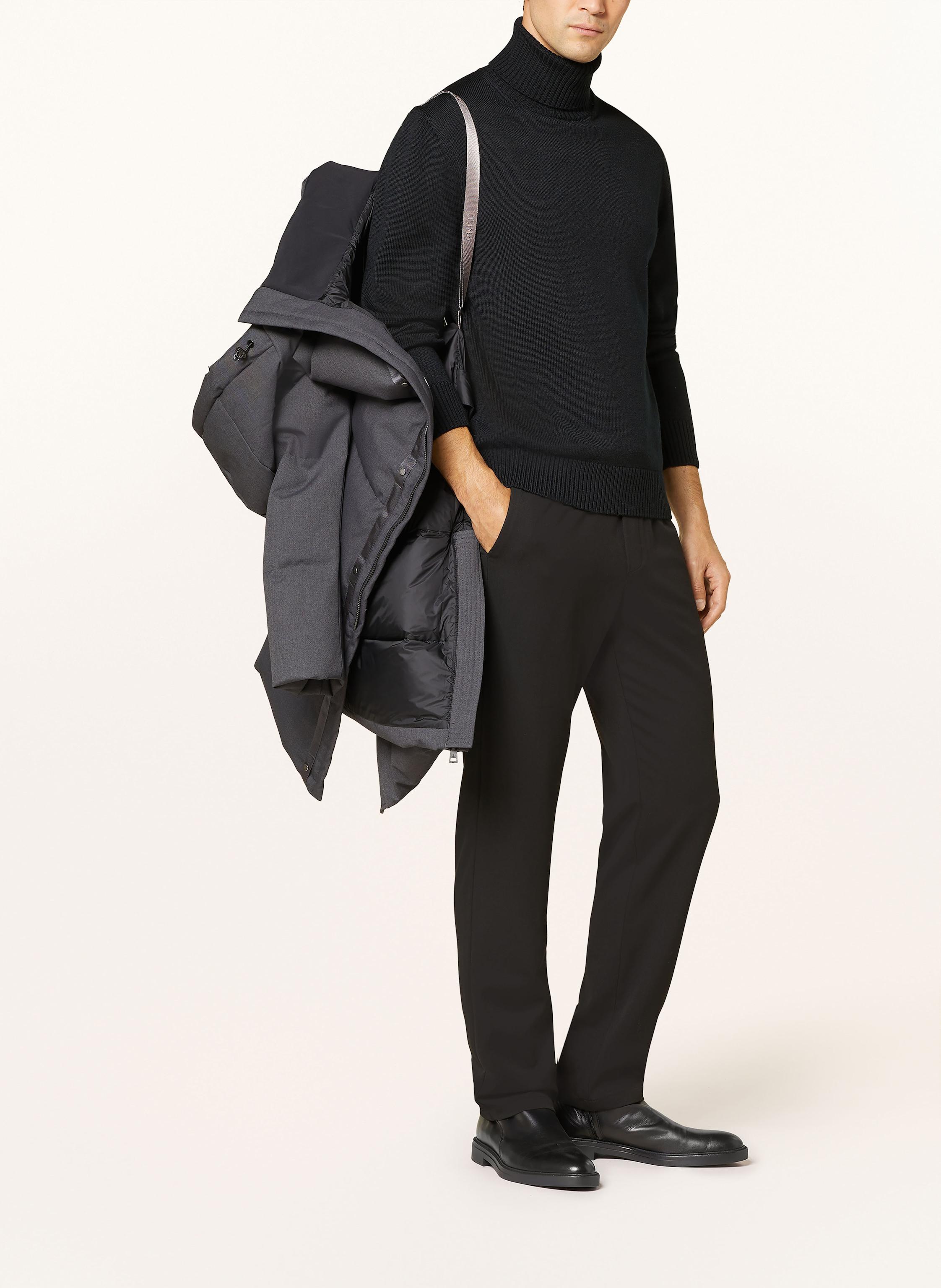 Thumbnail - Duno Daunenmantel Aron Parma Mit Abnehmbarer Kapuze grau