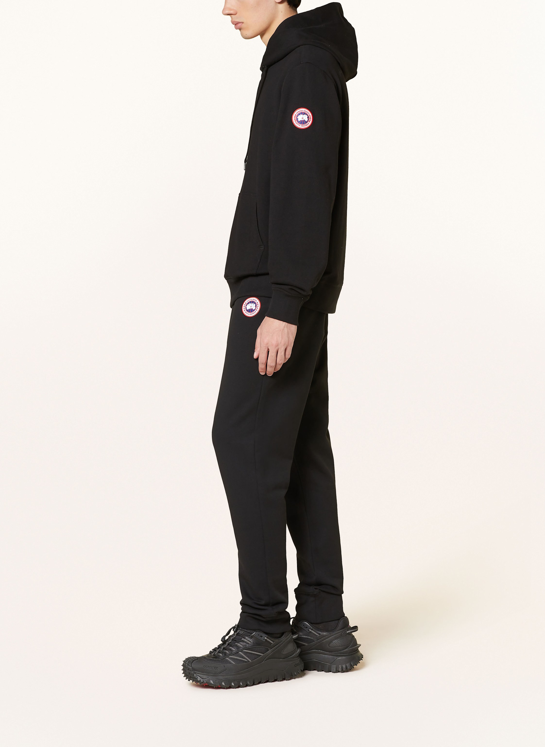 Thumbnail - Canada Goose Hoodie Huron schwarz