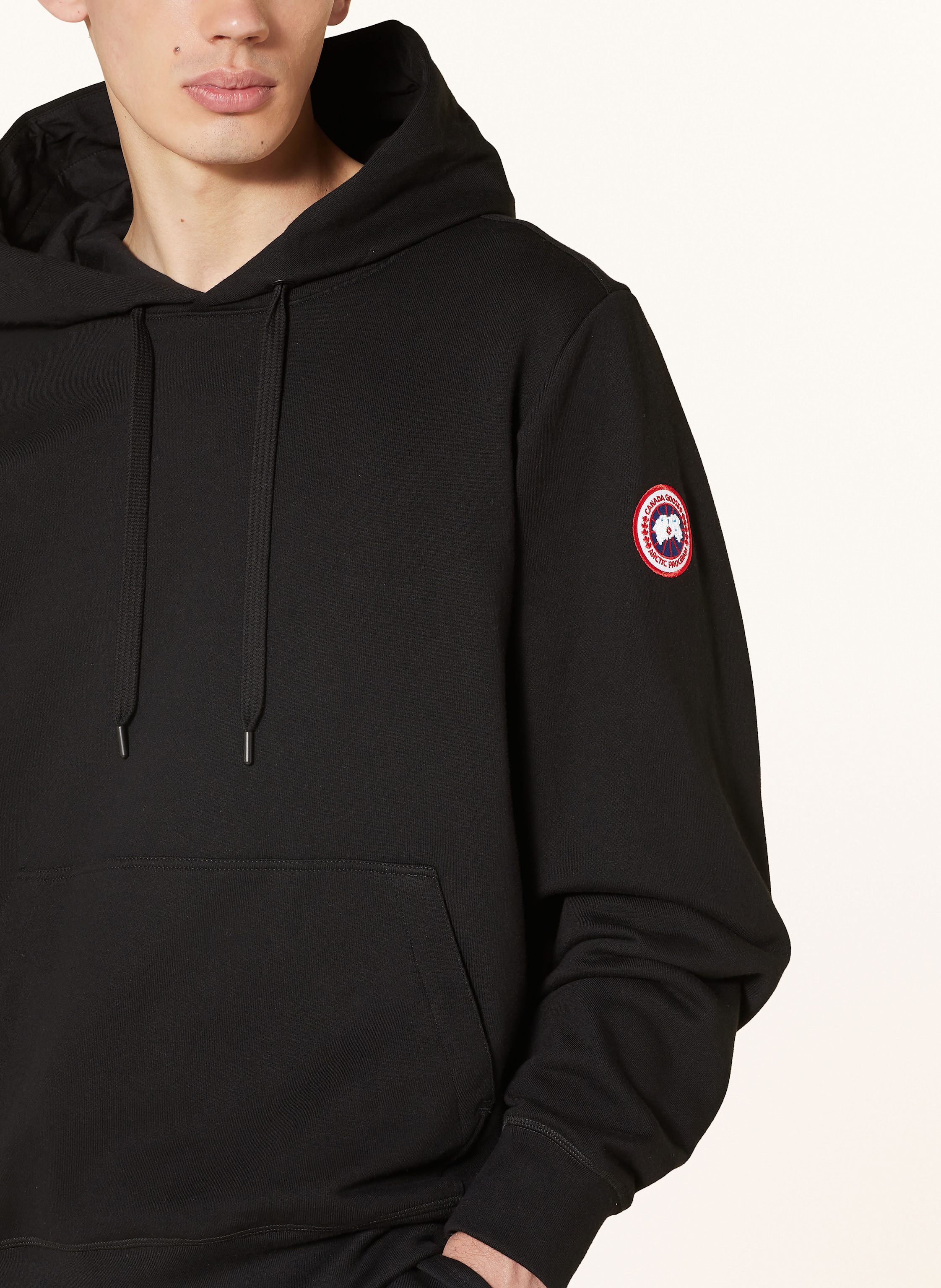 Thumbnail - Canada Goose Hoodie Huron schwarz