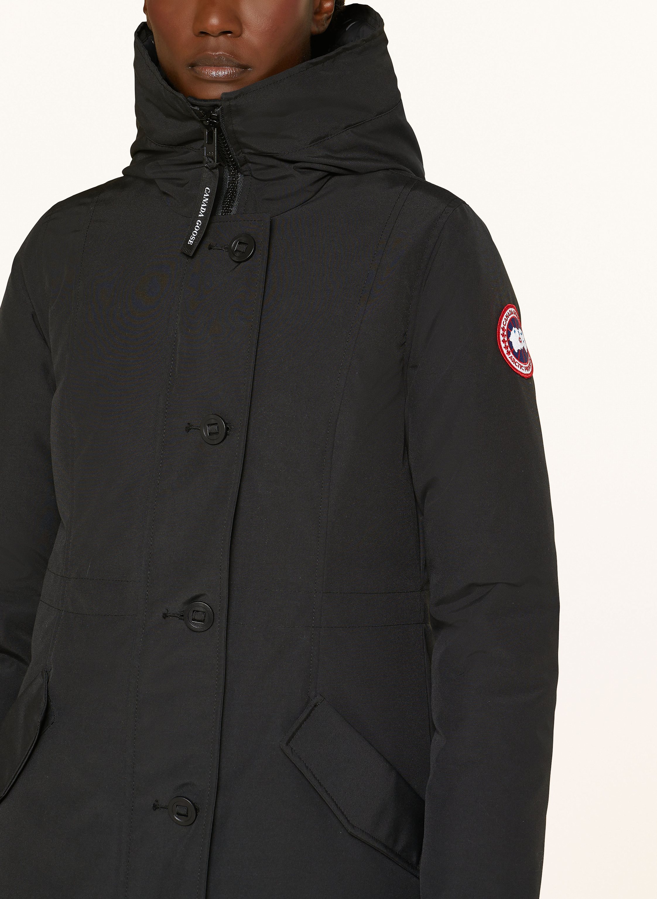 Thumbnail - Canada Goose Daunenparka Rossclair schwarz