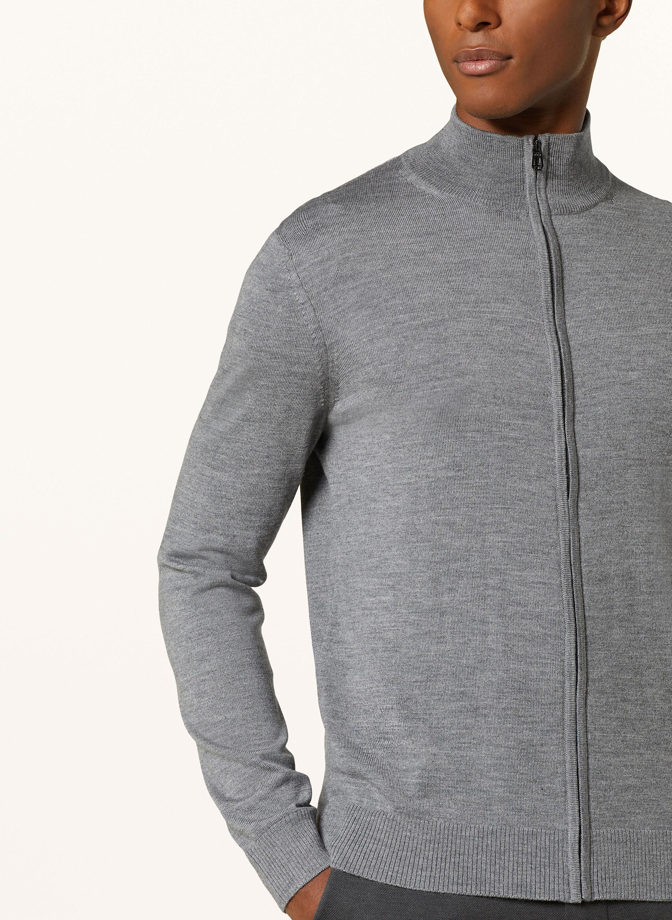 Thumbnail - Joop! Strickjacke Davis Aus Merinowolle grau