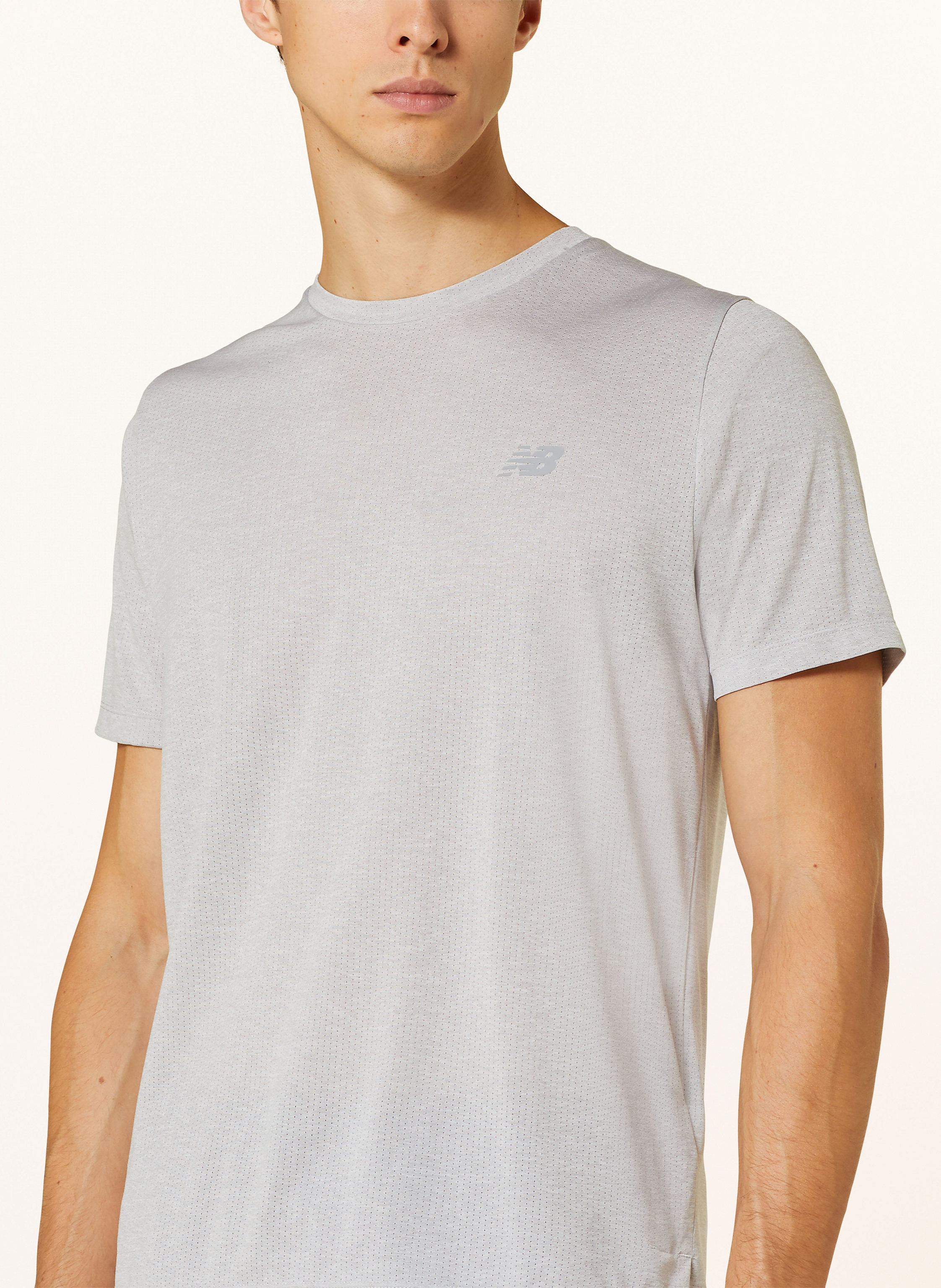 Thumbnail - New Balance Laufshirt Nb Athletics grau