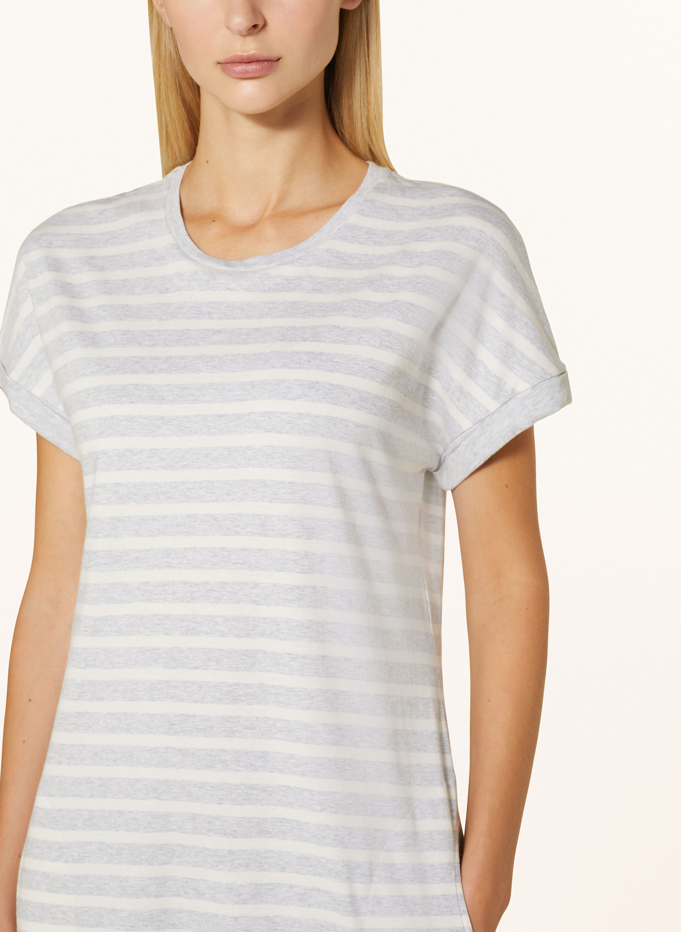 Thumbnail - Schiesser Nachthemd Casuals Essentials grau