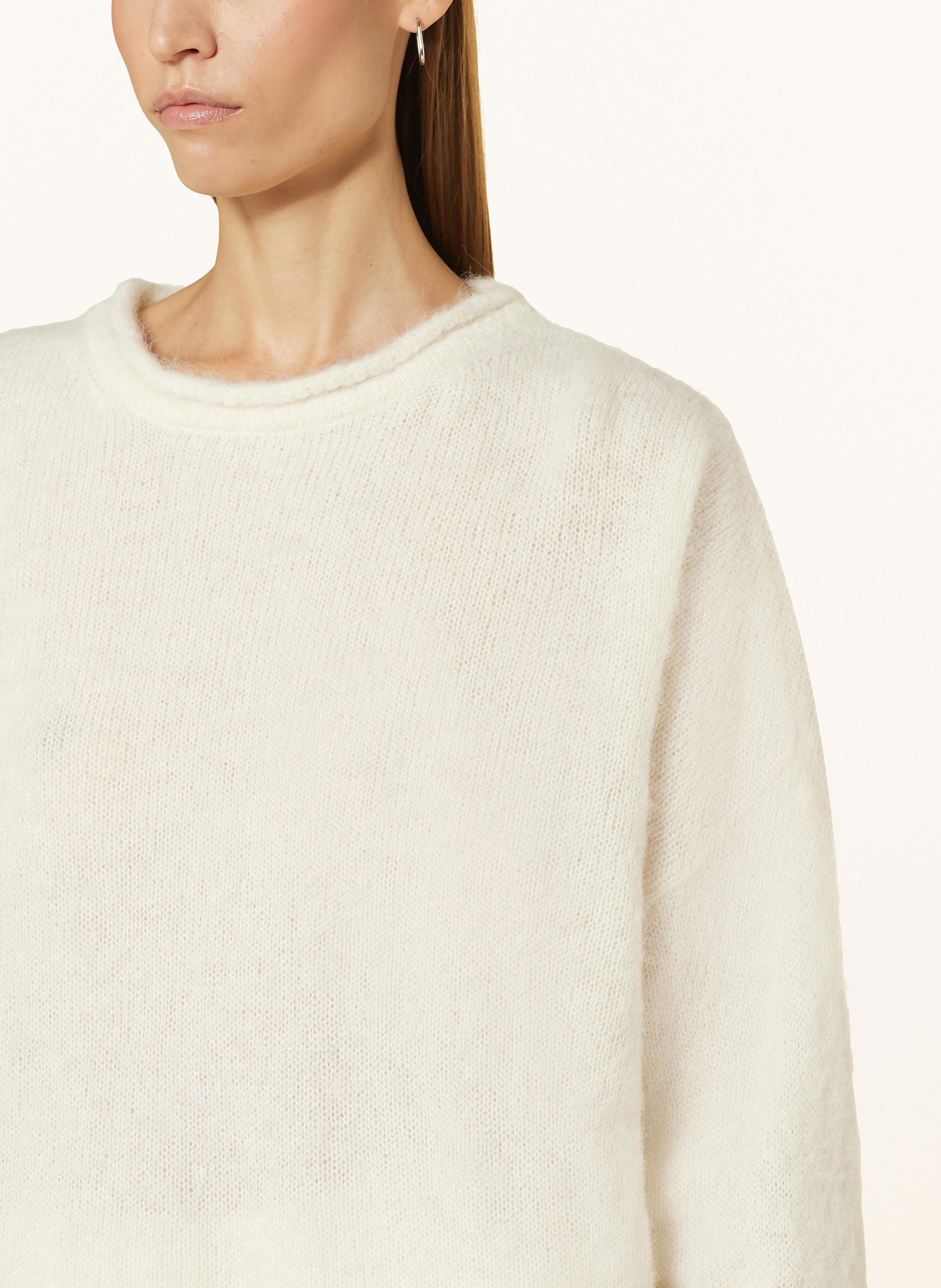 Thumbnail - By Aylin Koenig Alpaka-Pullover Helena weiss