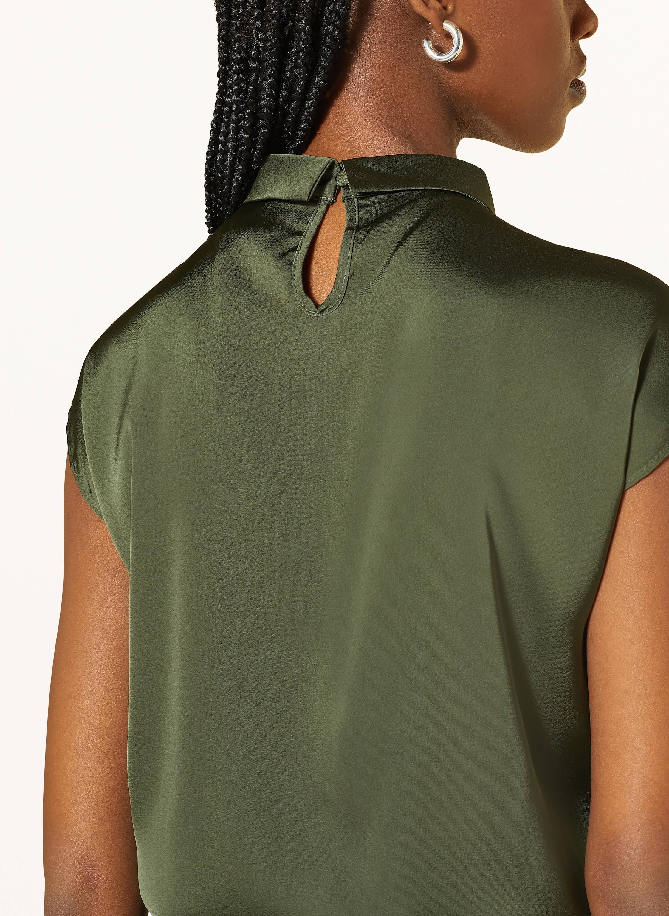 Thumbnail - Neo Noir Blusenshirt Fleur Aus Satin gruen