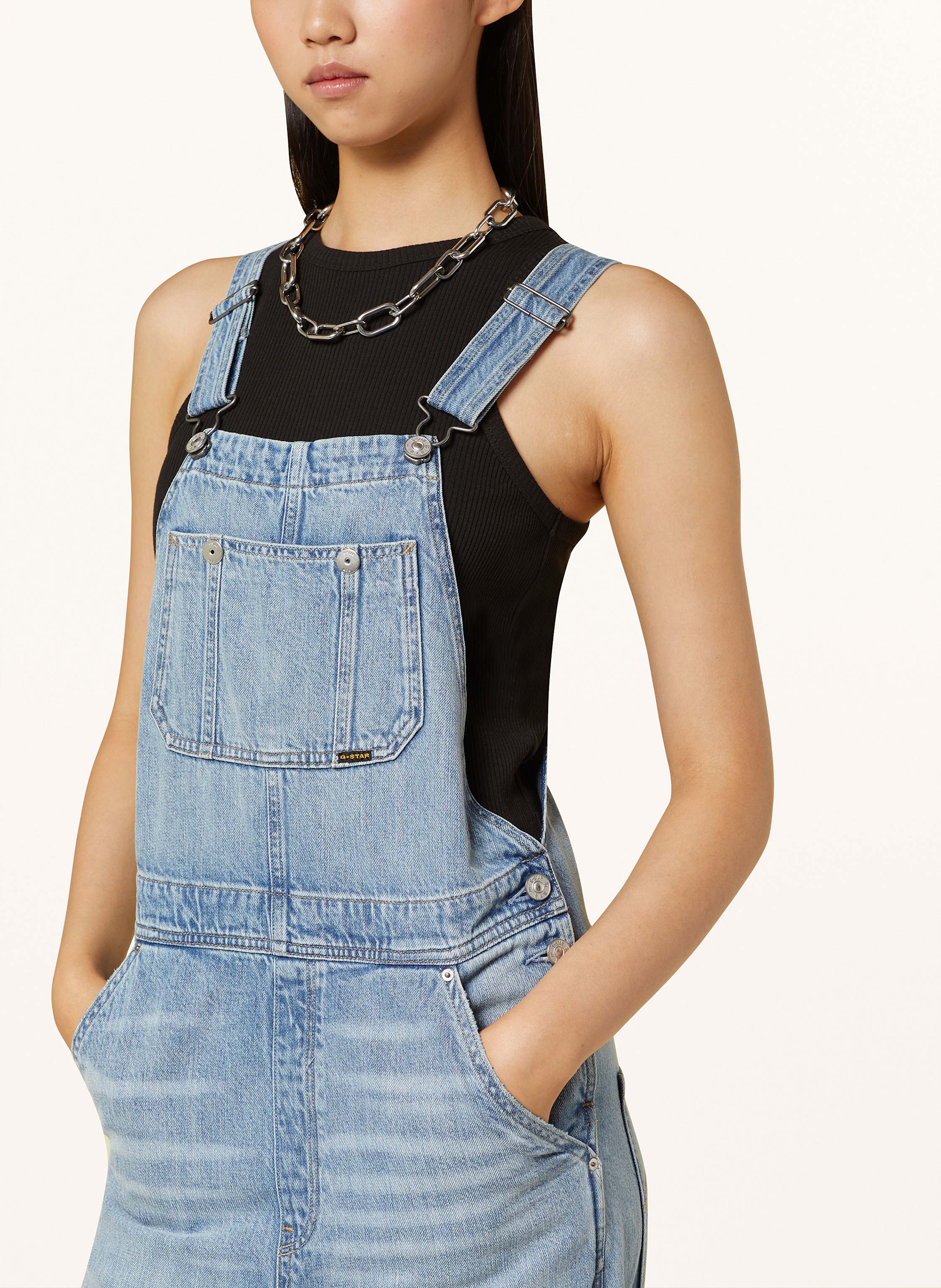 Thumbnail - G-Star Jeans-Latzhose blau