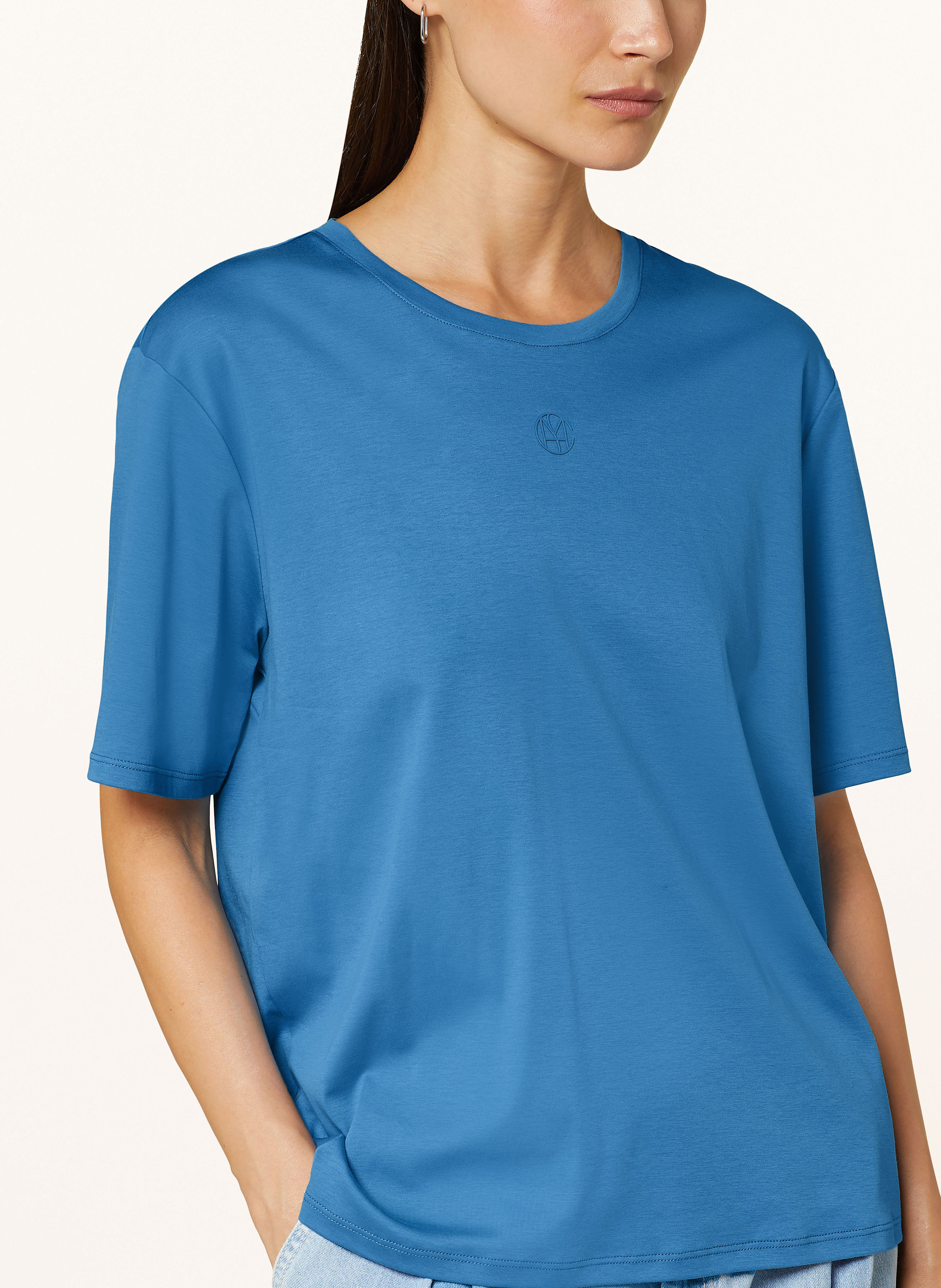 Thumbnail - Msch Copenhagen T-Shirt Mschmelea blau