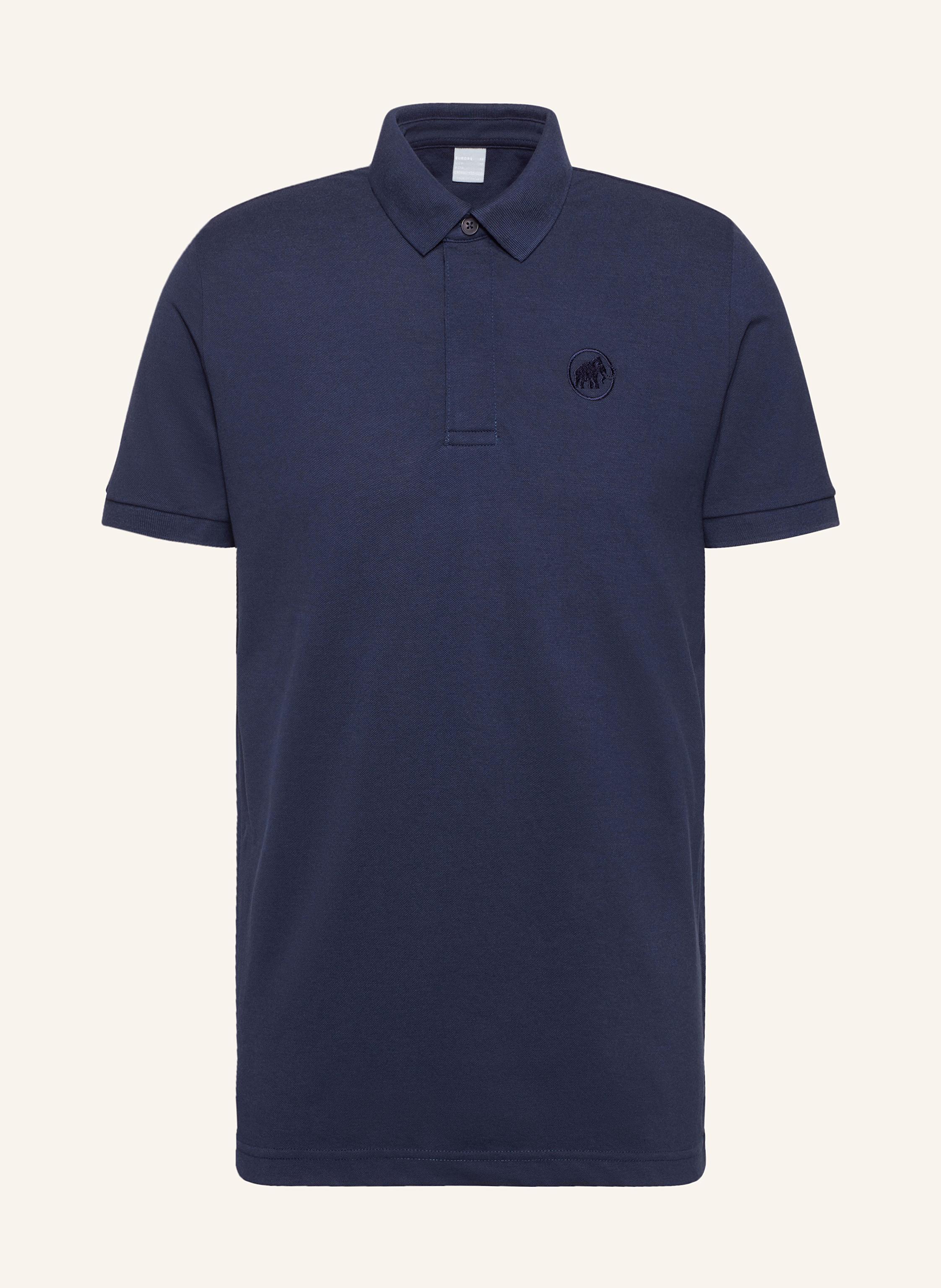 Mammut Piqué-Poloshirt blau