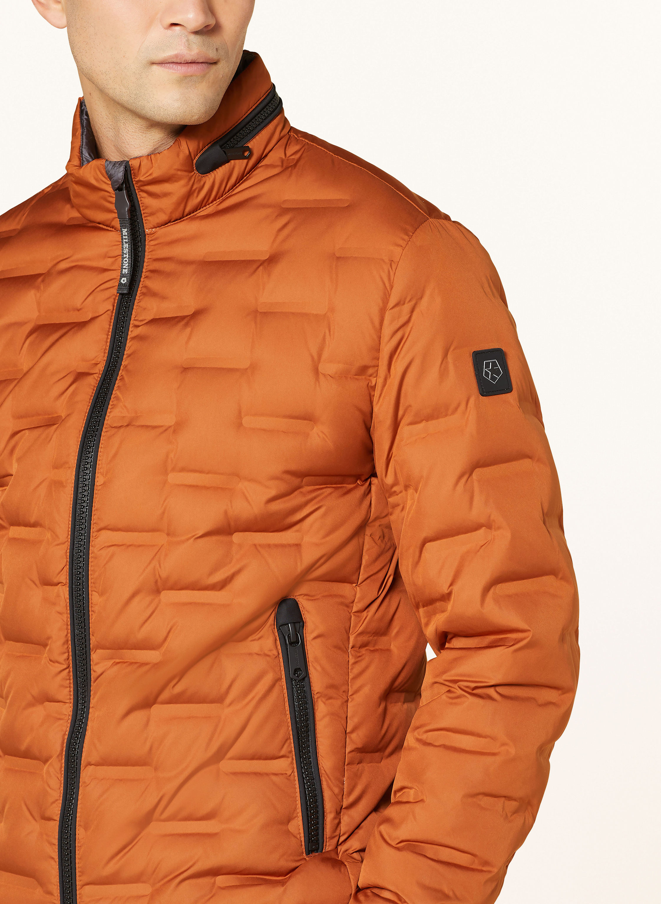 Thumbnail - Milestone Lightweight-Daunenjacke Mssalvio orange