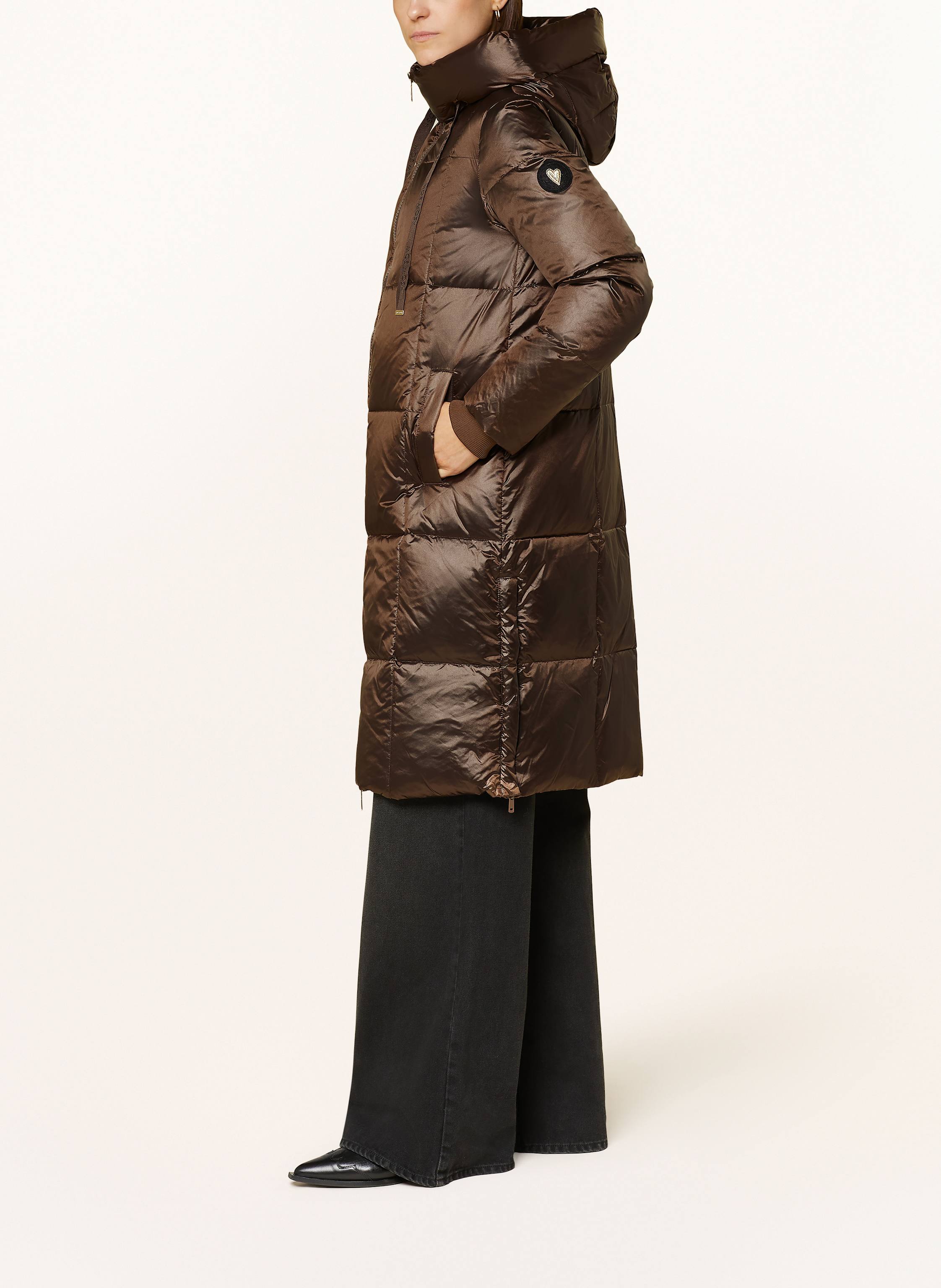 Thumbnail - Mos Mosh Daunenmantel Nova braun