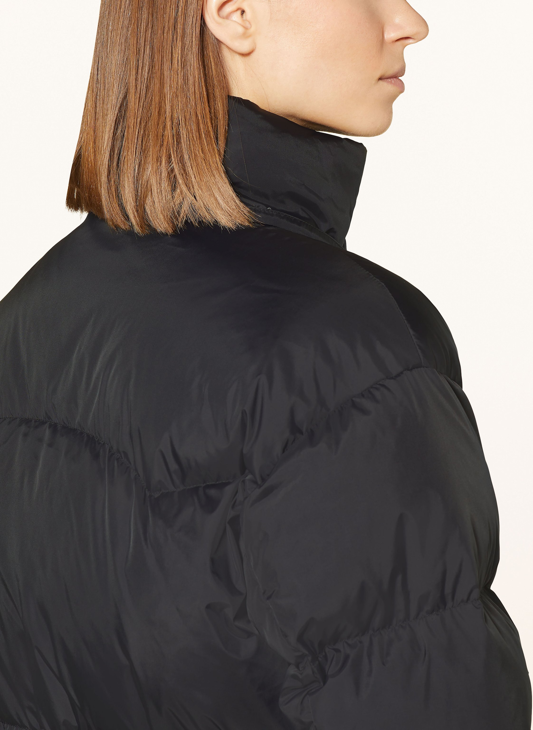 Thumbnail - Levi's® Daunenjacke Western Bubble Shorty Mit Abnehmbarer Kapuze schwarz