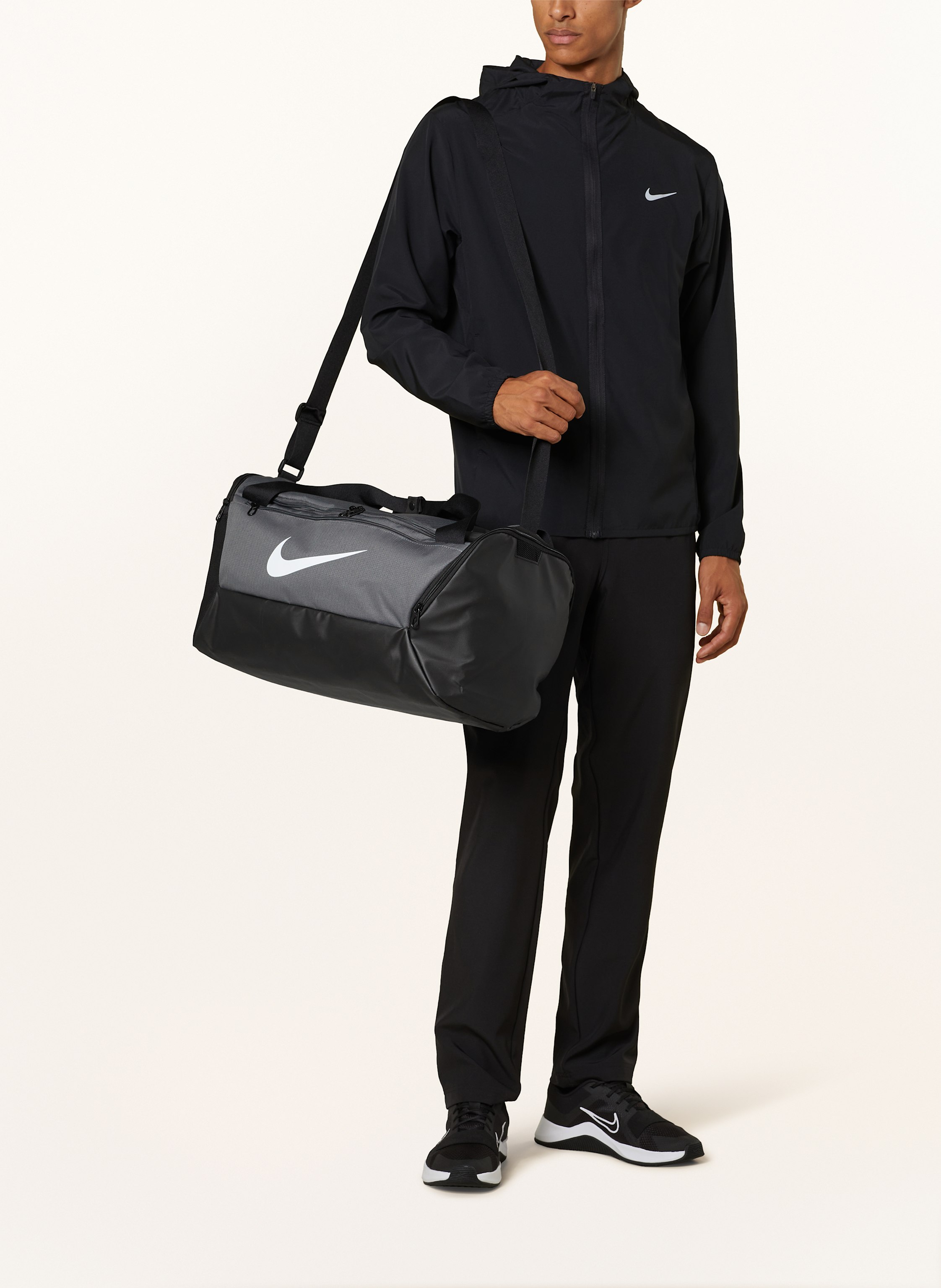 Thumbnail - Nike Sporttasche Brasilia grau