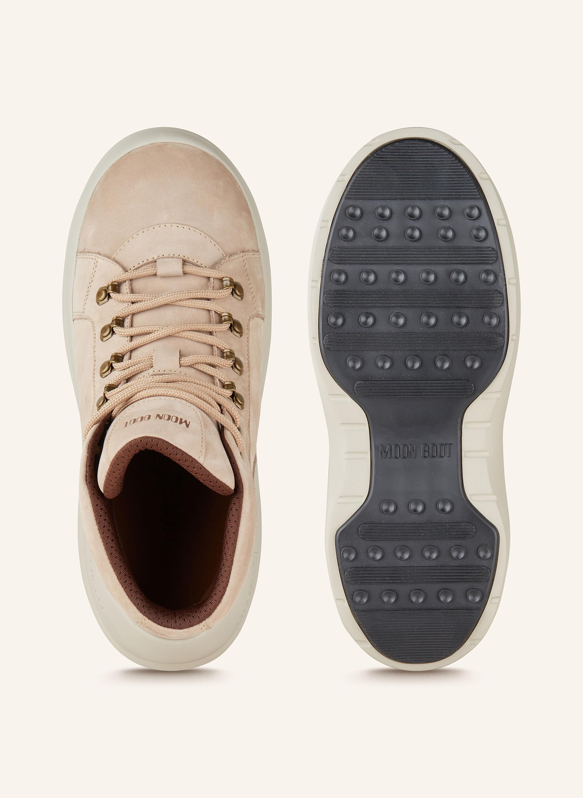 Thumbnail - Moon Boot Schnürboots Luna Trek beige
