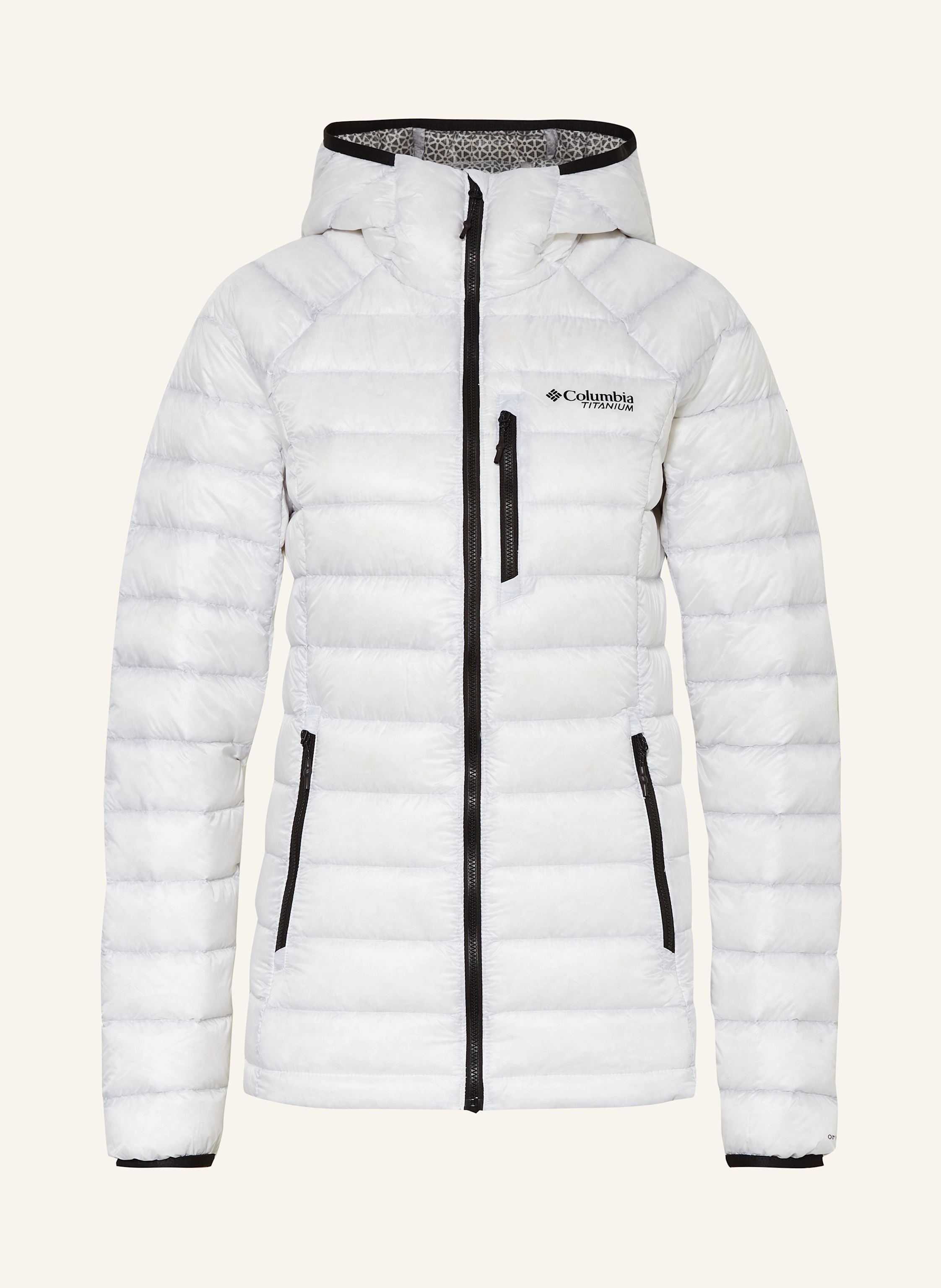 Columbia white down jacket online
