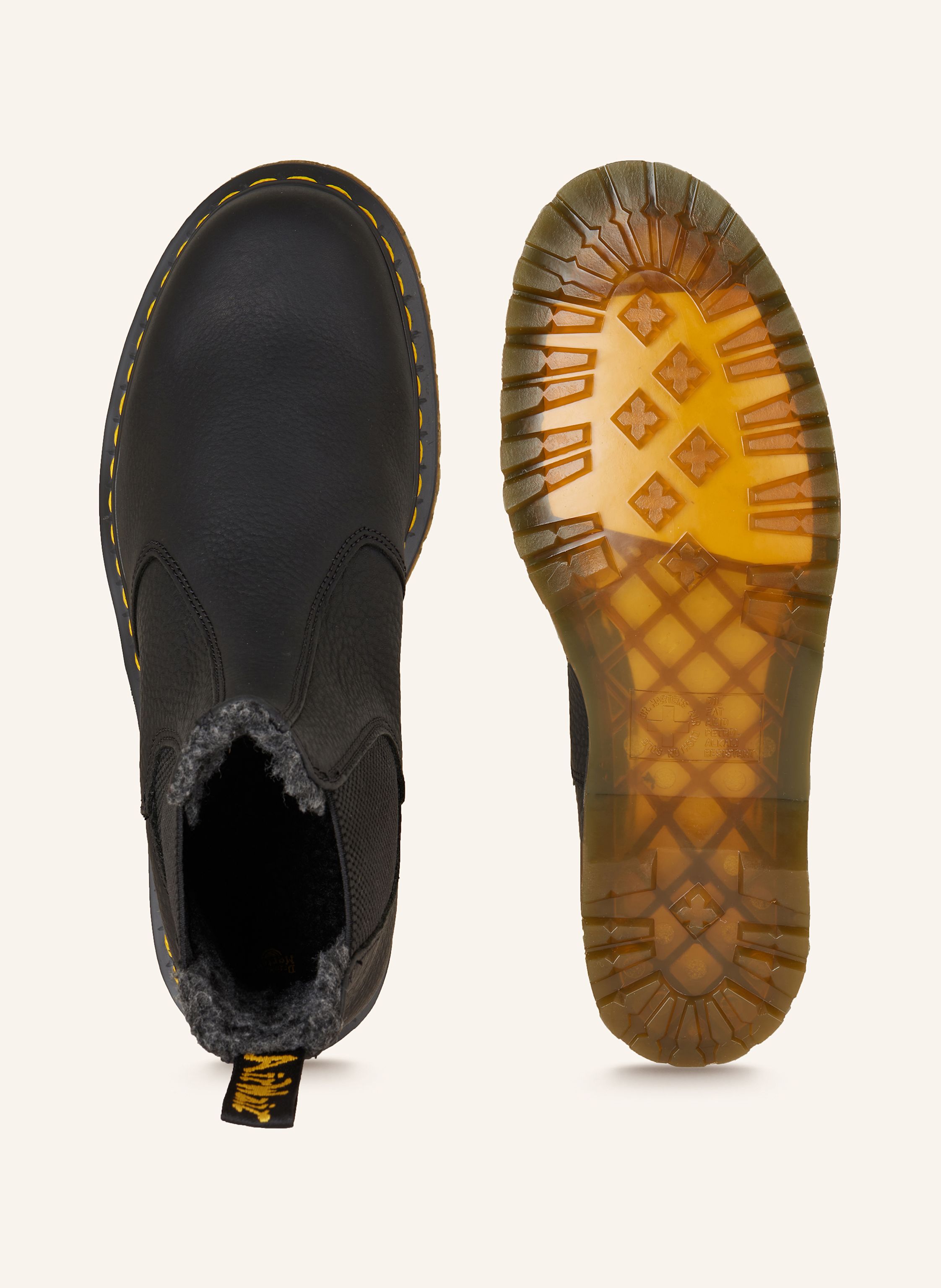 Thumbnail - Dr. Martens Chelsea-Boots Grizzly schwarz