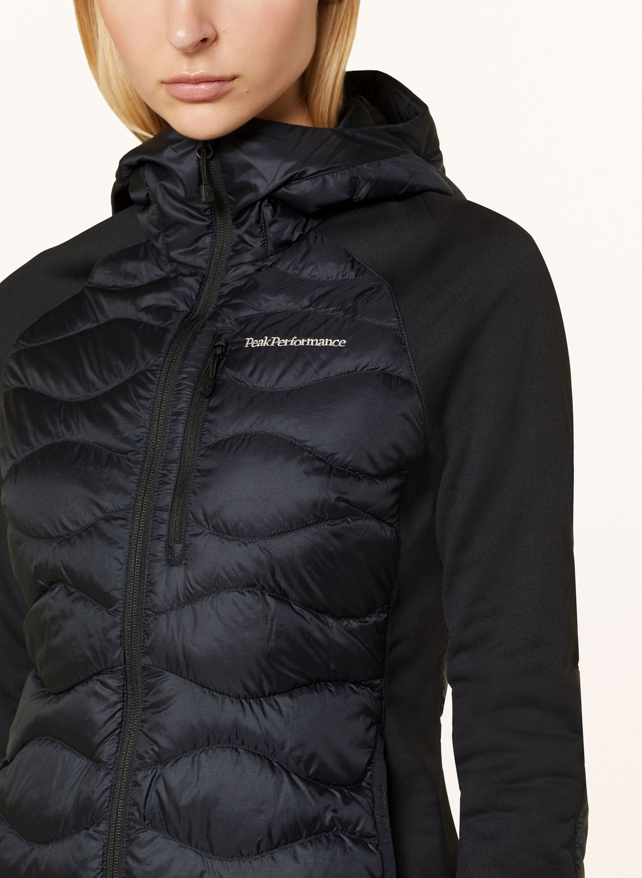 Thumbnail - Peak Performance Hybrid-Daunenjacke Helium schwarz