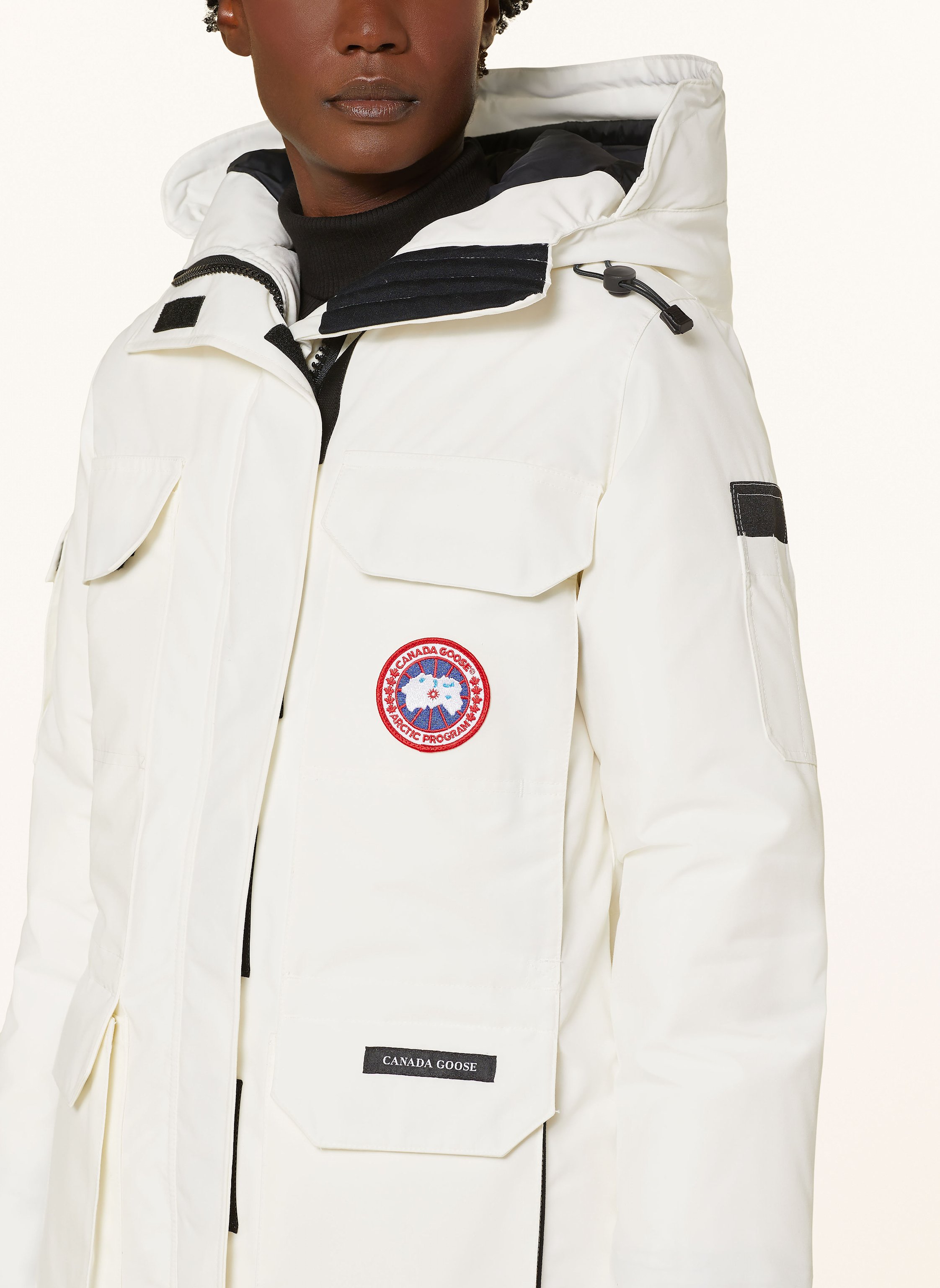 Thumbnail - Canada Goose Daunenparka Expedition weiss