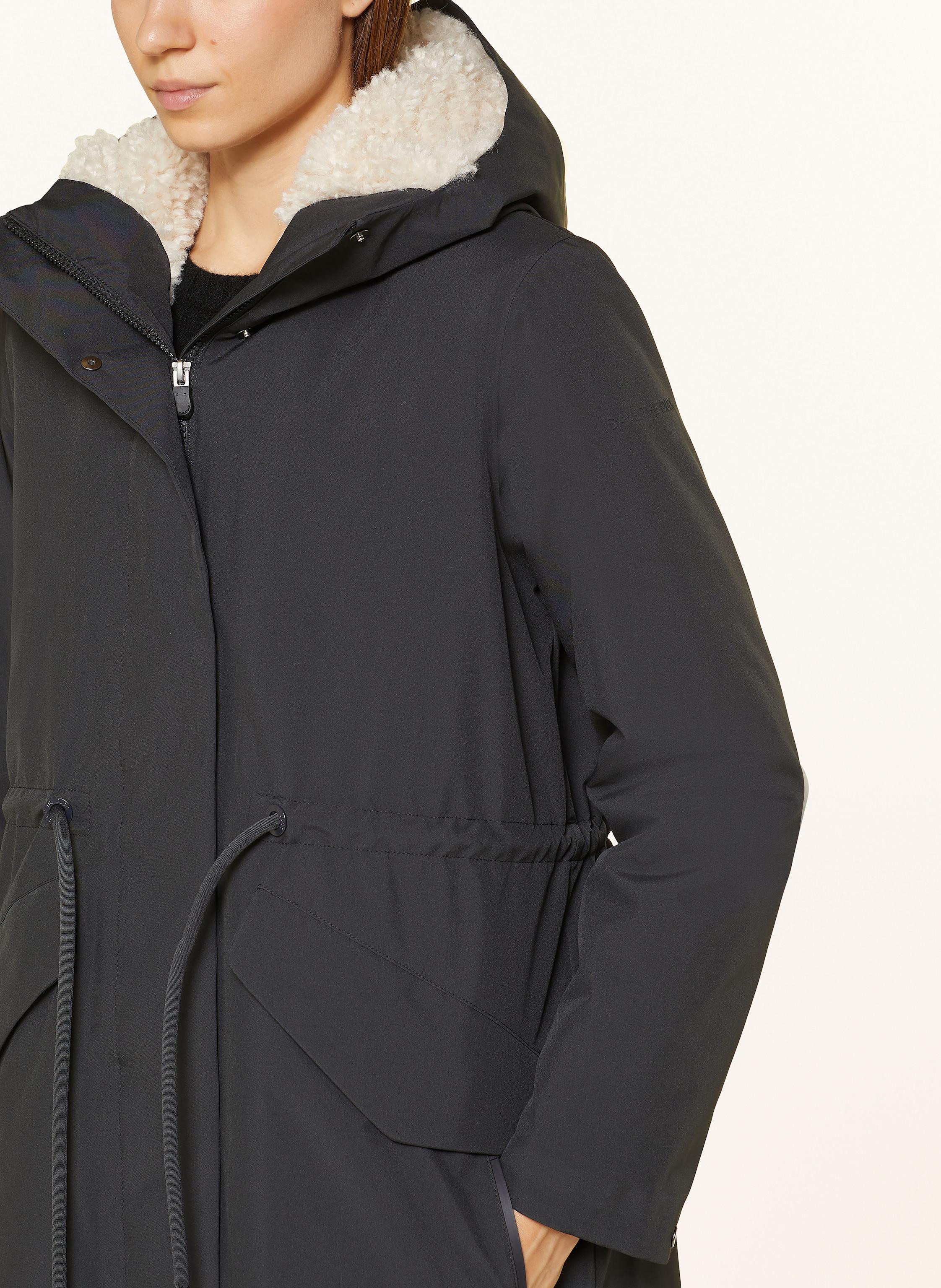 Thumbnail - Save The Duck Parka Grin Noelle Mit Abnehmbarem Kunstfell schwarz