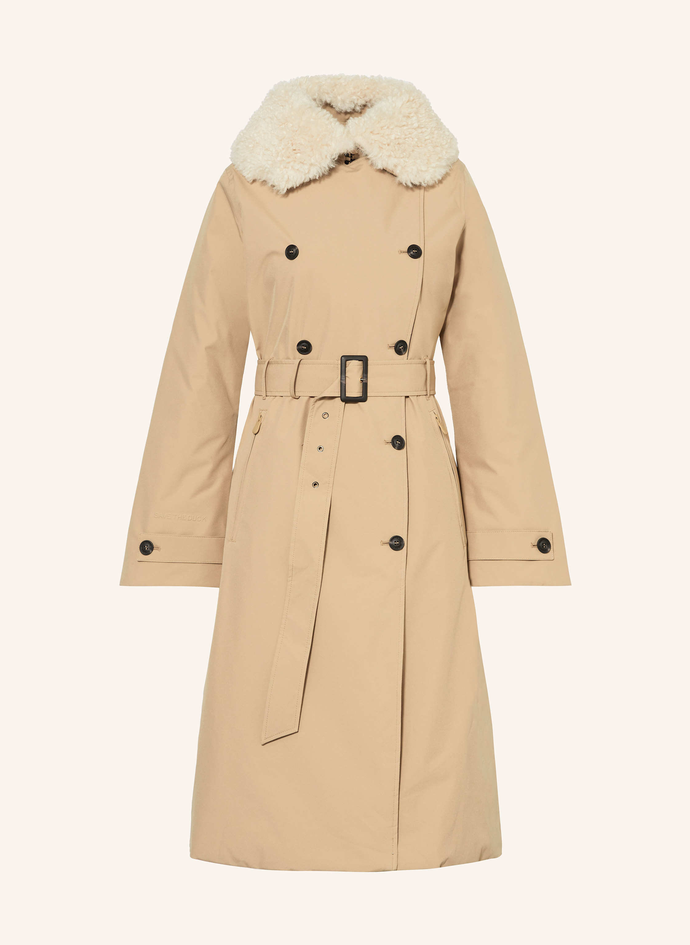 Save the duck trench coat top